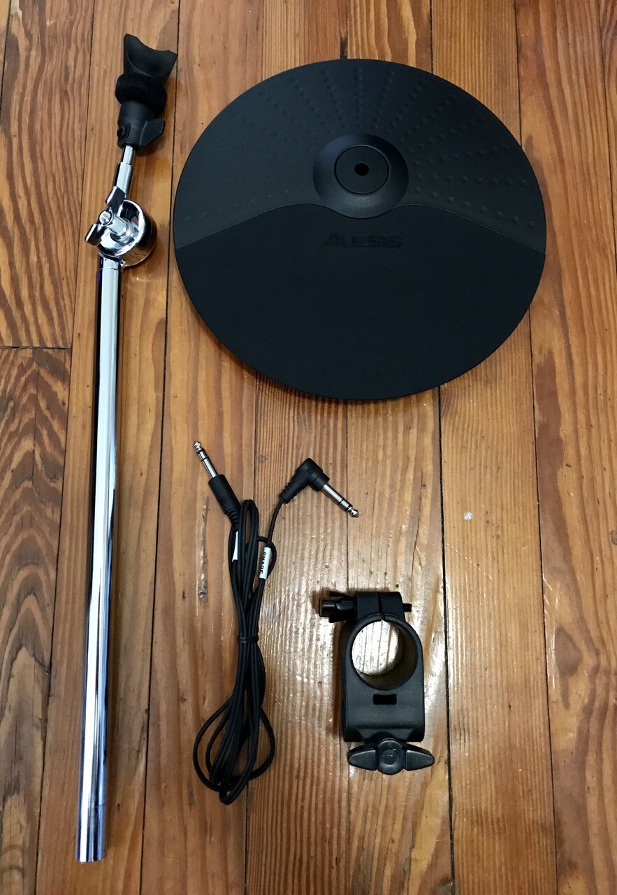 Alesis 10" Cymbal w/Choke NEW w/20” Arm + Tail Clamp & Cable  Surge Drum Command