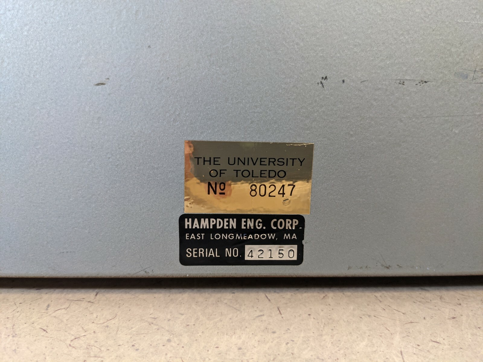 HAMPDEN ENGINEERING AC Meter Panel Unit ACVA-100 Educational Training Equipment