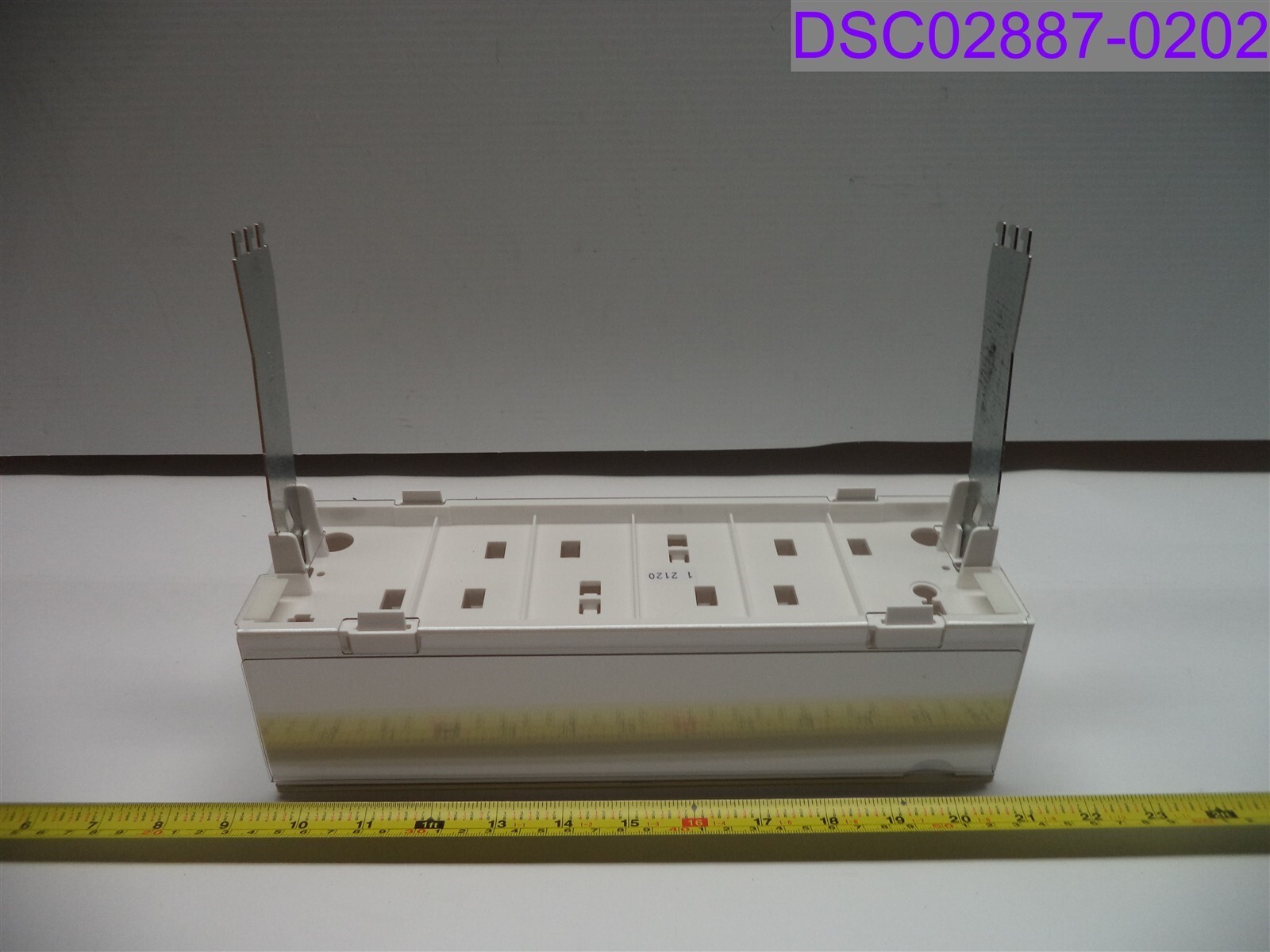 Qty = 2: 4" x 12" Angled Bracket Un-Lit Nail Polish Make Up Display ES-0025-01