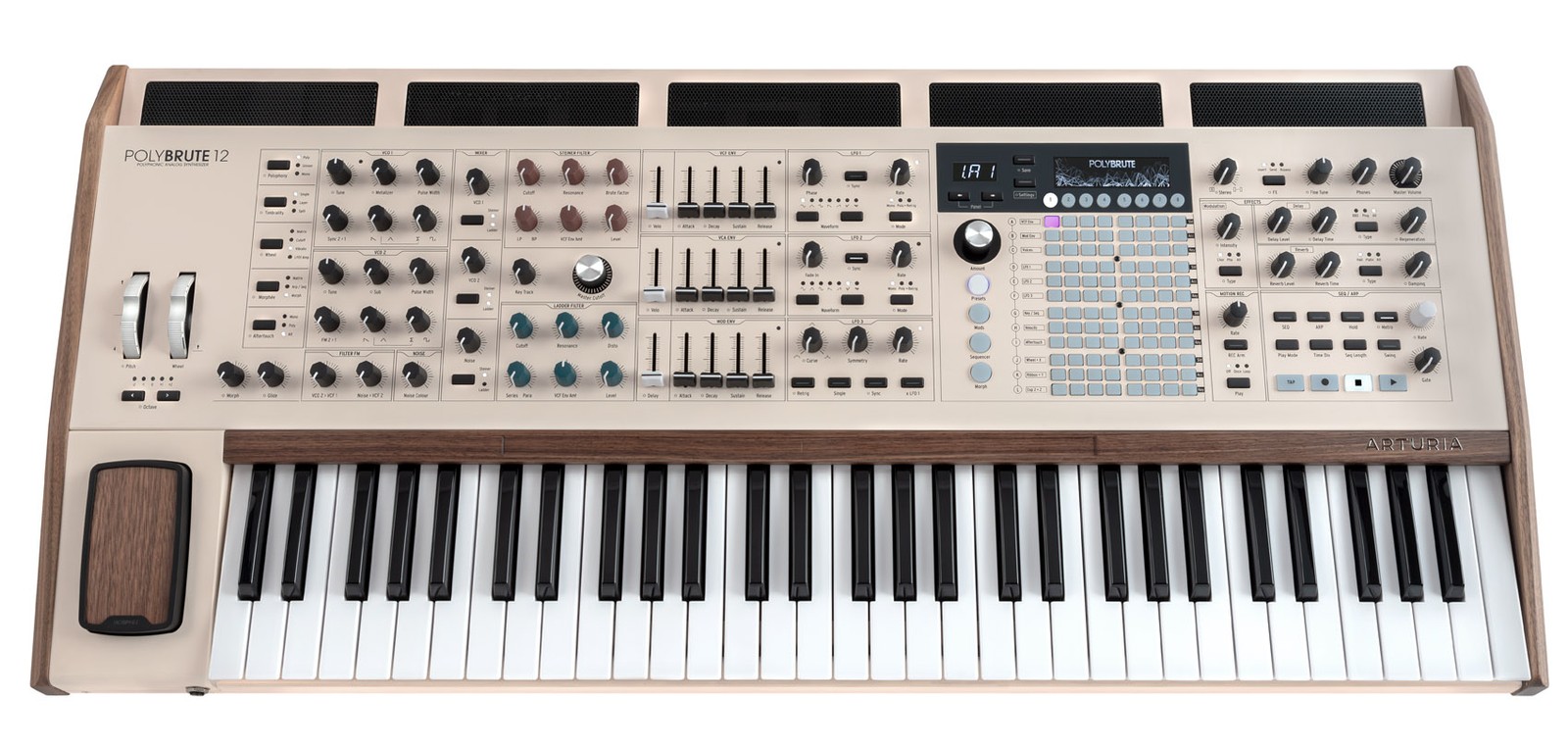 Arturia POLYBRUTE 12 V 61-Key Midi USB Keyboard Controller+On-Stage Dust Cover