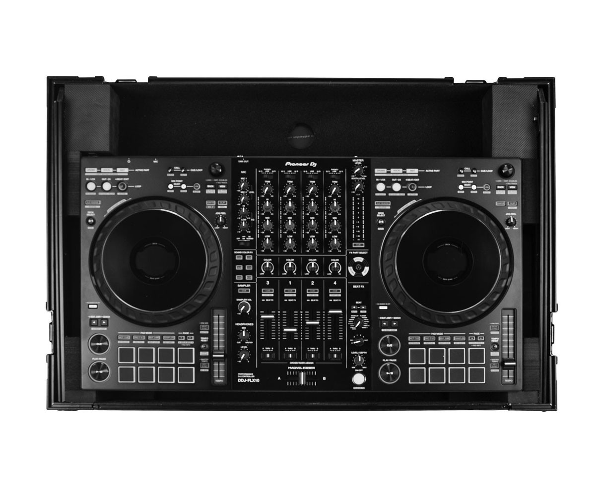 Odyssey 810GSFLX10M Pioneer DDJ-FLX10 DJ Controller Glide Flight Case +Wheels