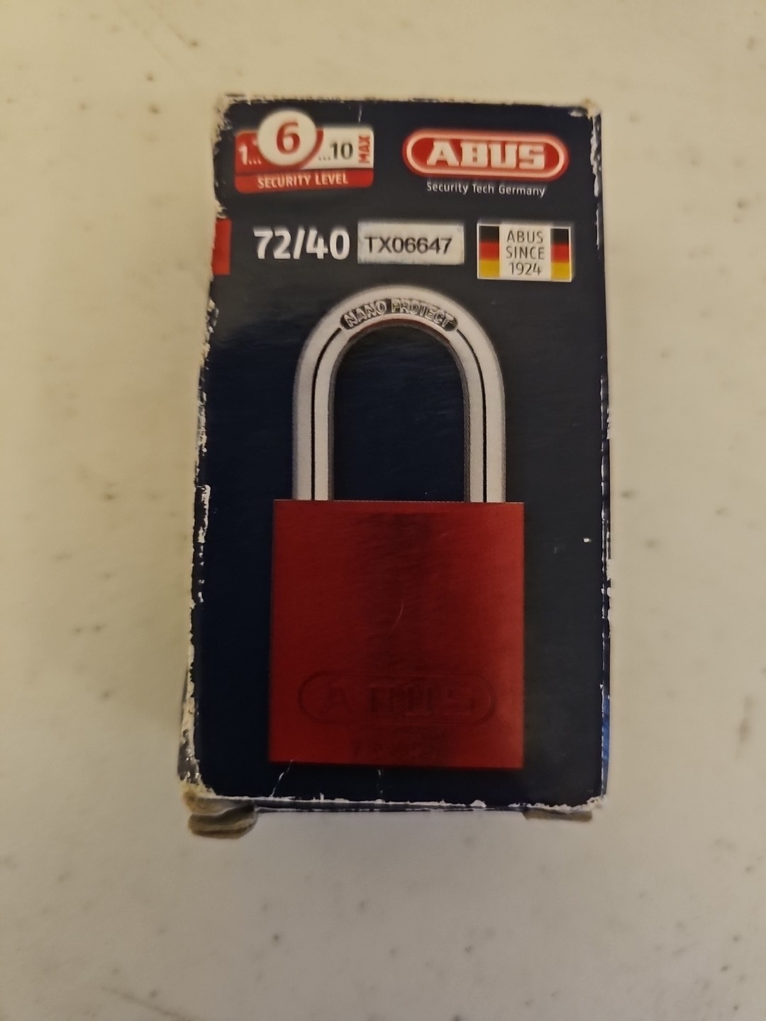 Abus 72/40 Aluminum Lock Out Pad Gold