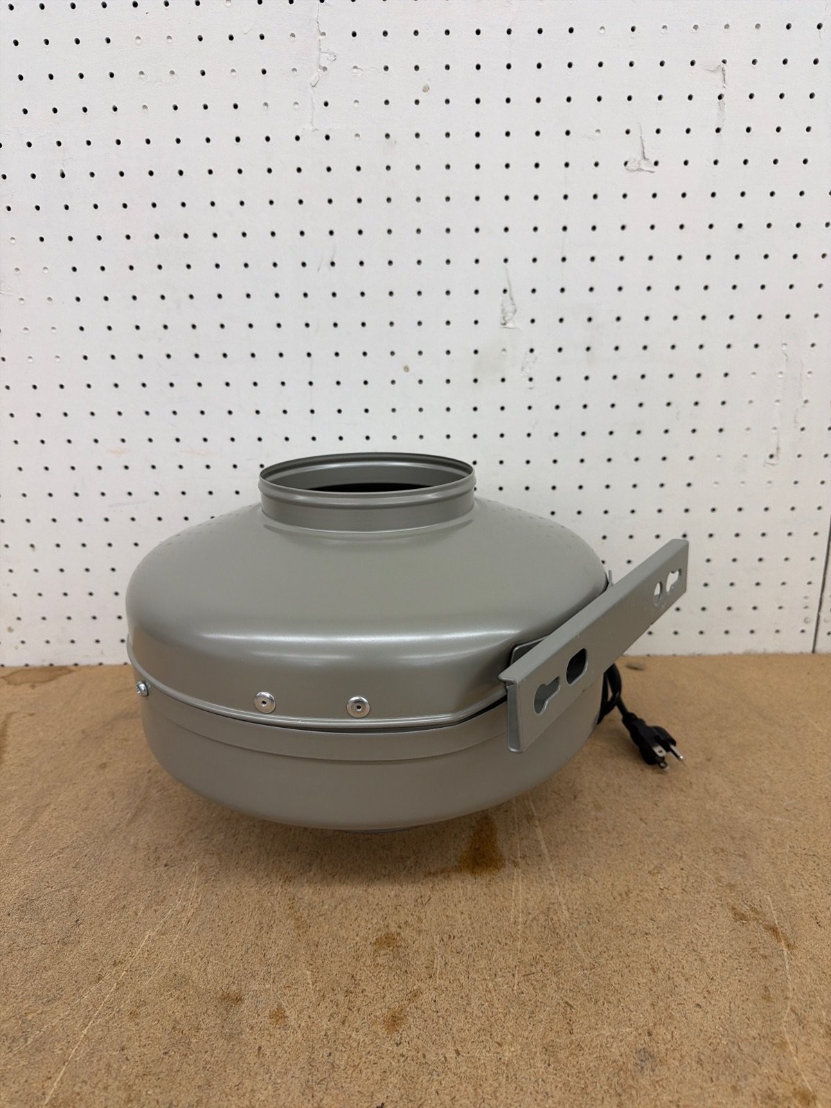 Edendirect 6 in. 340 CFM Inline Duct Fan Silver HVAC Exhaust Blower Grow Tent