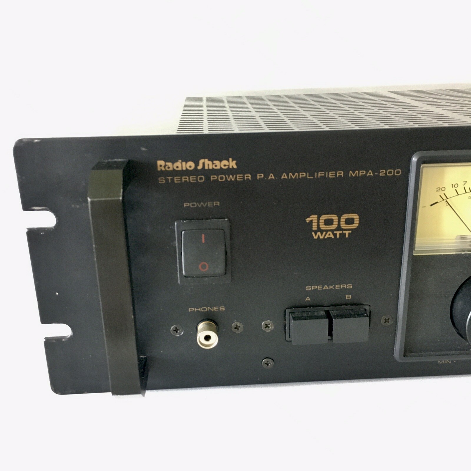 Radio Shack MPA-200 - 2 Channel Stereo Power Amplifier ~ Untested