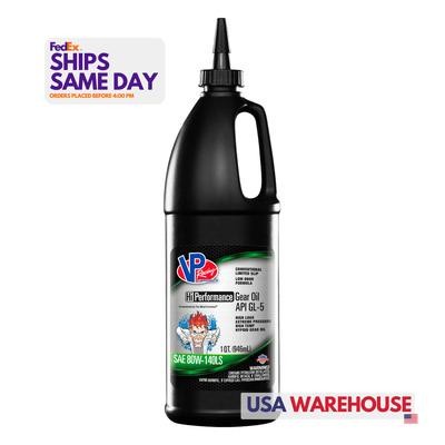 VP Racing 2705, One Vp Gl-5 80W140 Gear Oil Hi-Perf 1 Qt Performance Racing Part