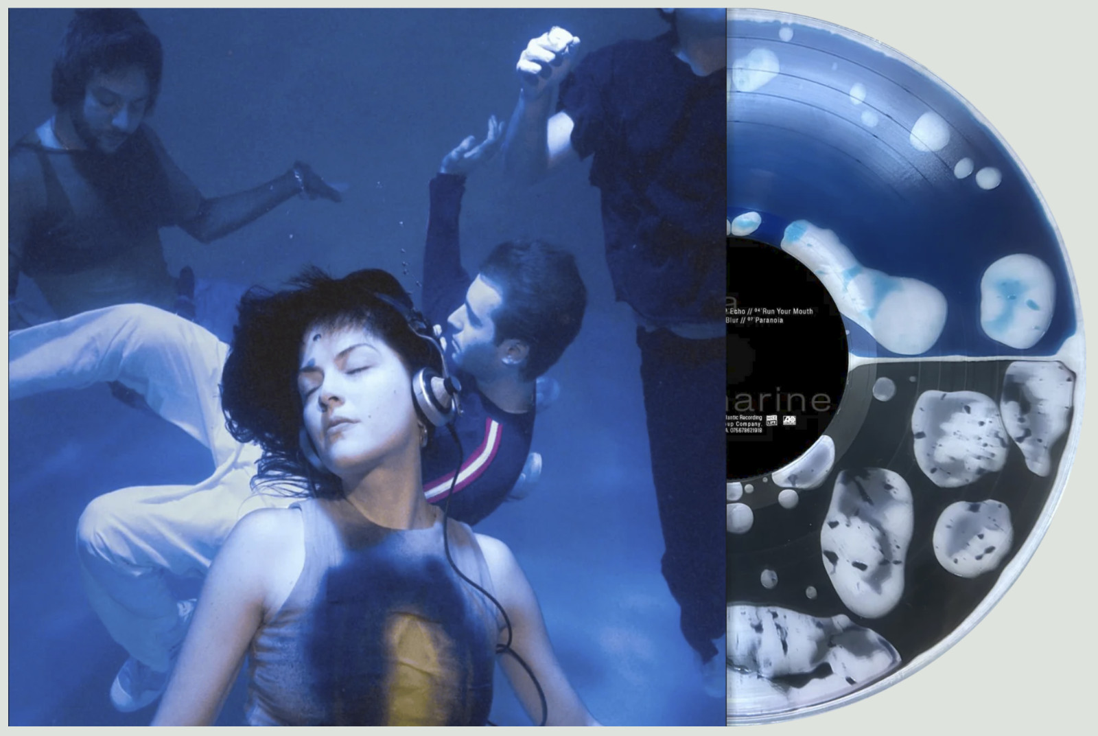 The Marias - Submarine Liquid Filled Blue and Black LP Bad World