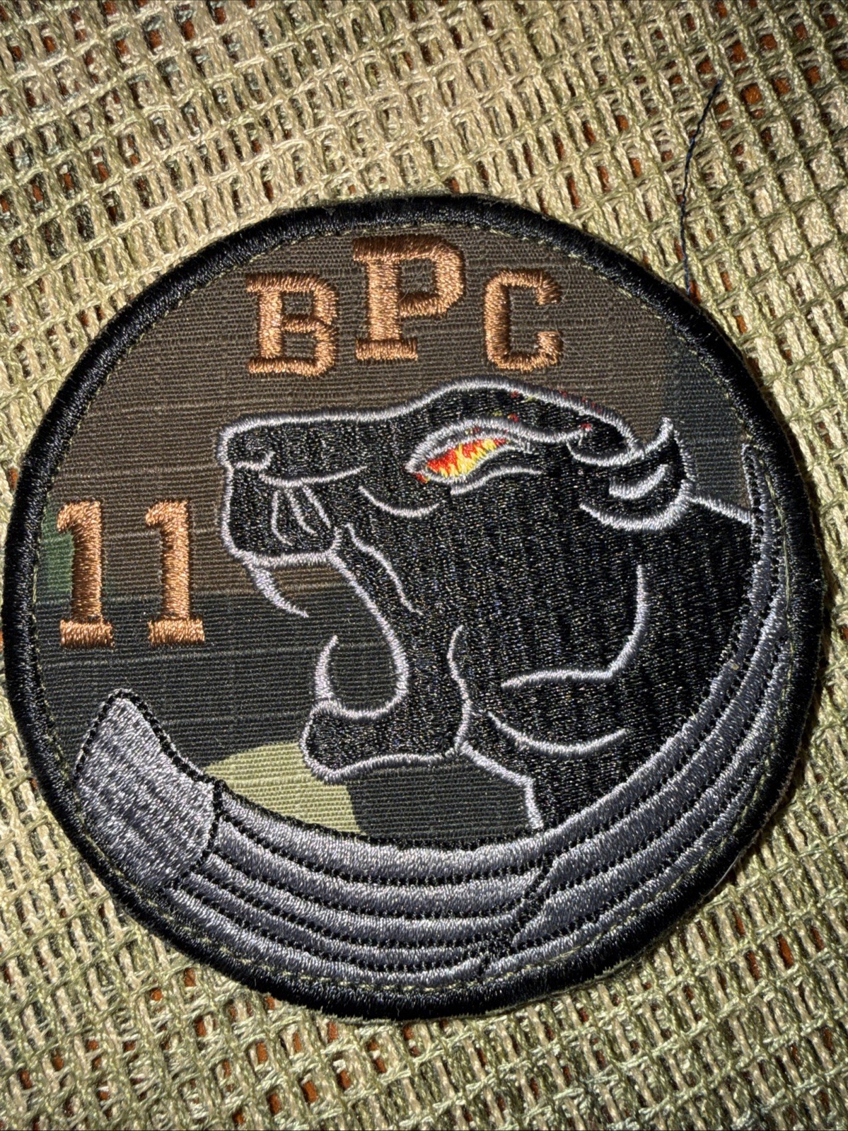 French Foreign Legion 11th Shock Parachute Regiment Unit Color Patch