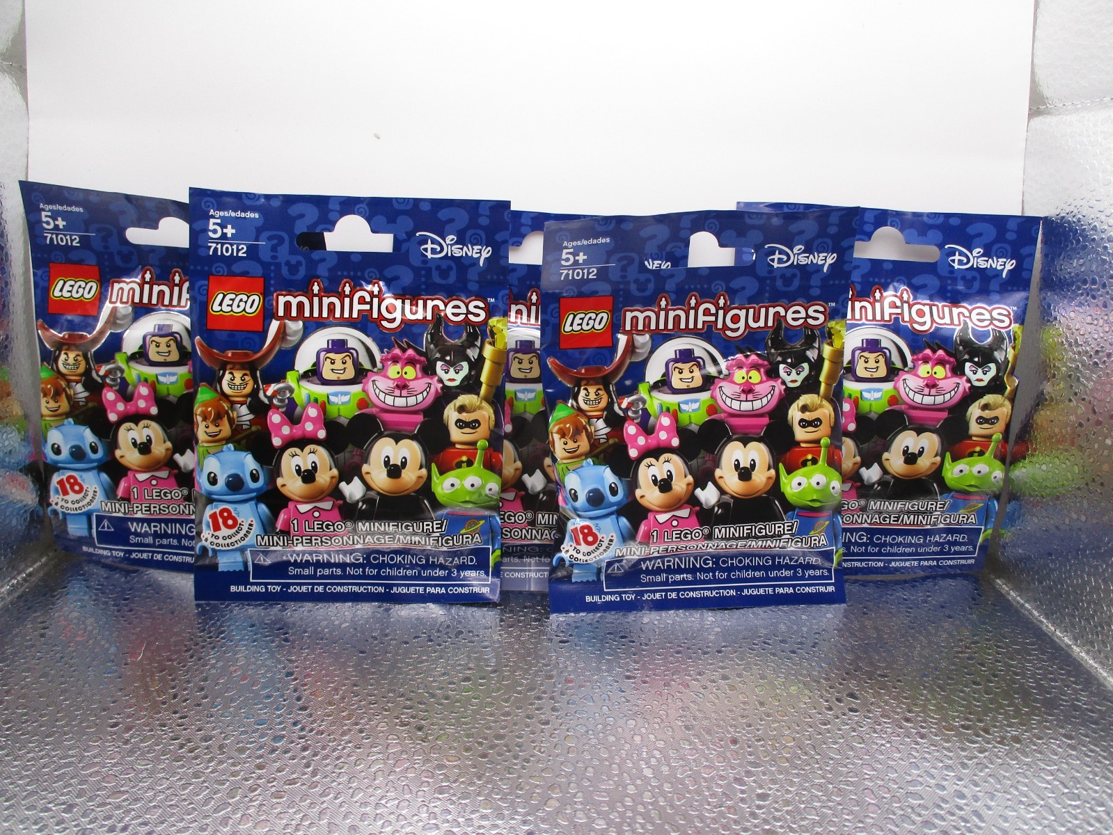LOT OF 5 DISNEY SERIES 1 BLIND BAG LEGO MINIFIGURES #71012