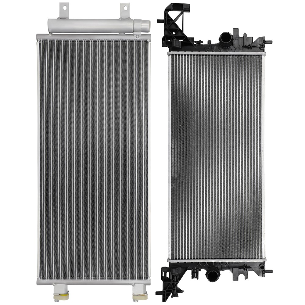 Aluminum Radiator & AC Condenser Cooling Kit For 2016 2017-2019 Chevrolet Cruze