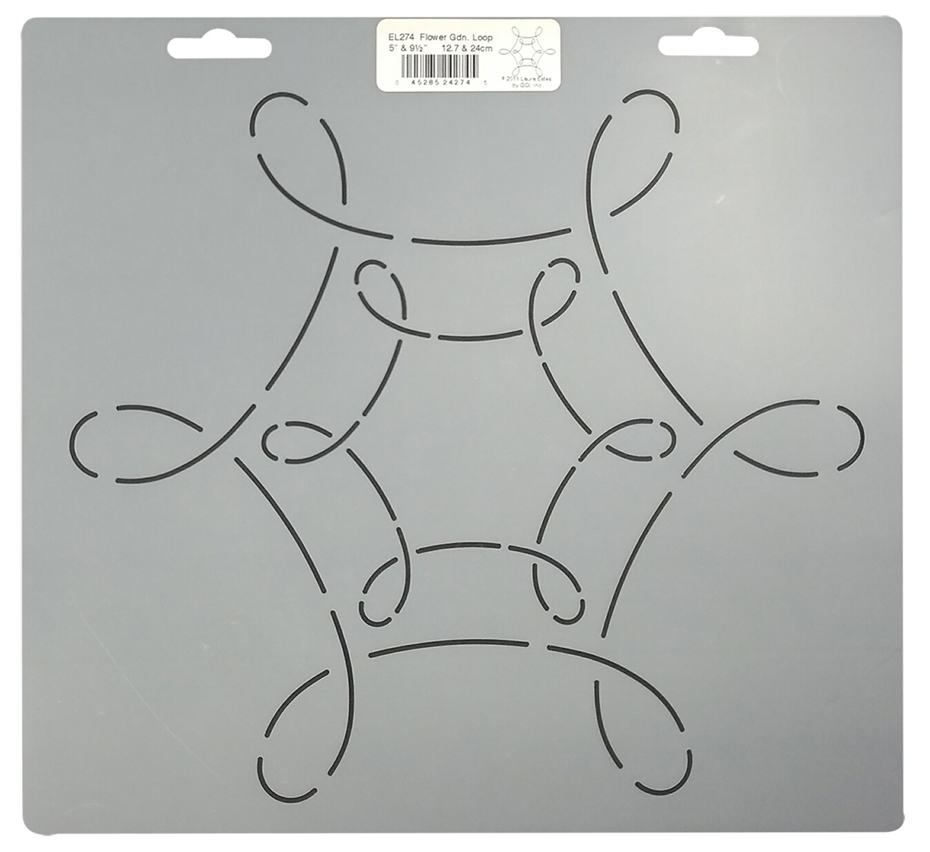 Quilting Stencils Garden Floral Loops Continuous Line Block Quilters Template