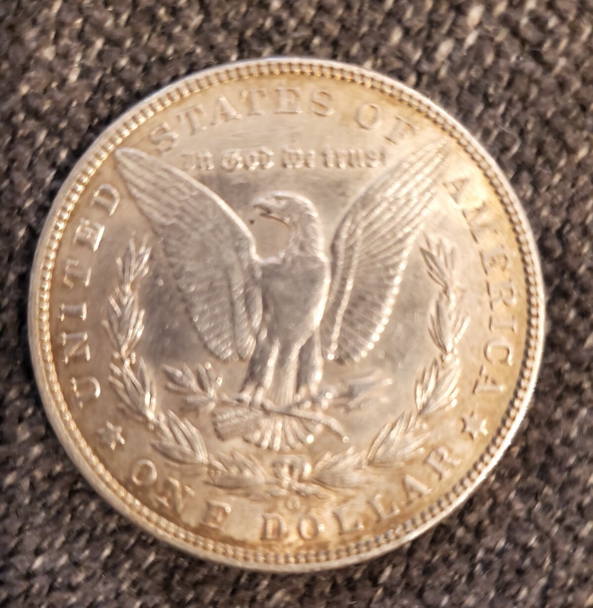 1901 O MORGAN SILVER DOLLAR - XF with toning