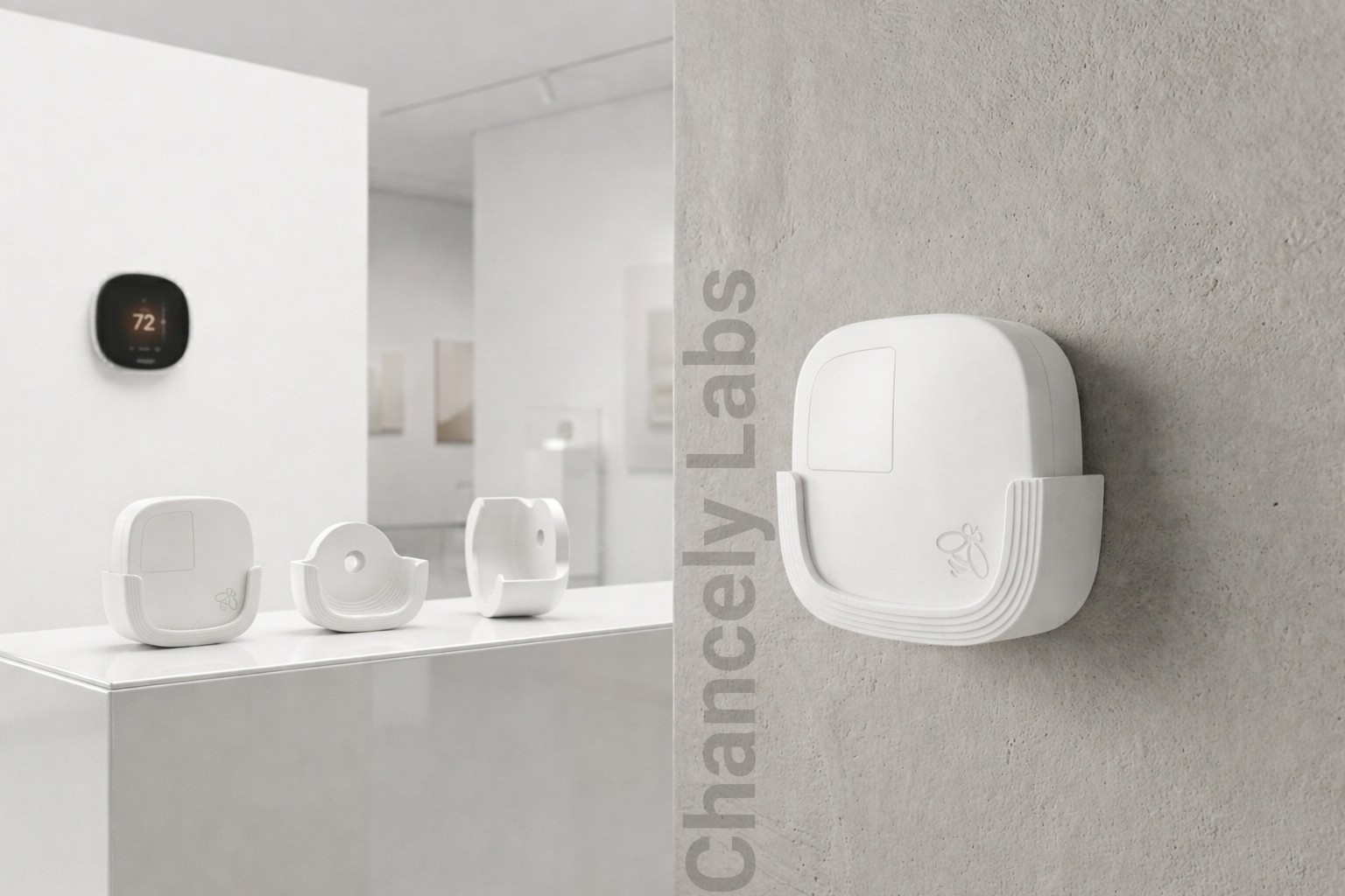 2 x Ecobee Room Sensor Wall Mount Holder for Gen 1 Thermostat Bracket 3D Printed