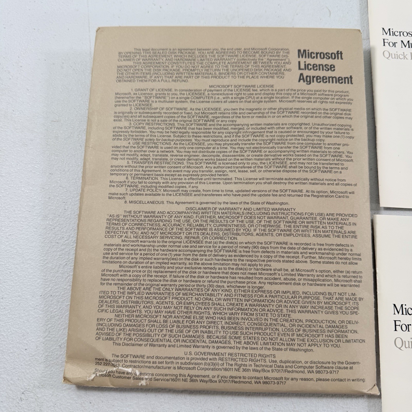 Vintage Microsoft Mouse & Paintbrush 3.5” Floppy 1987