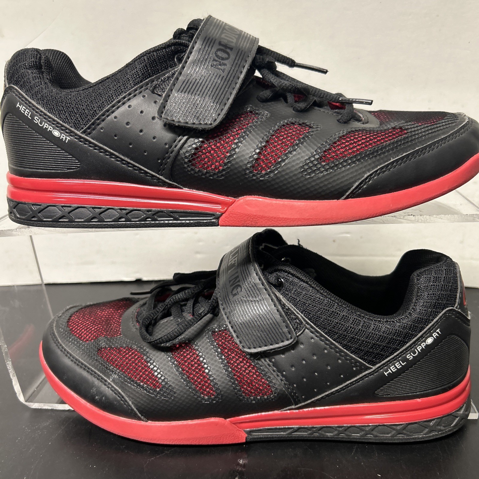 Weightlifting Shoes Ideal for Crossfit & Gym Mens Size 10  Black/Red