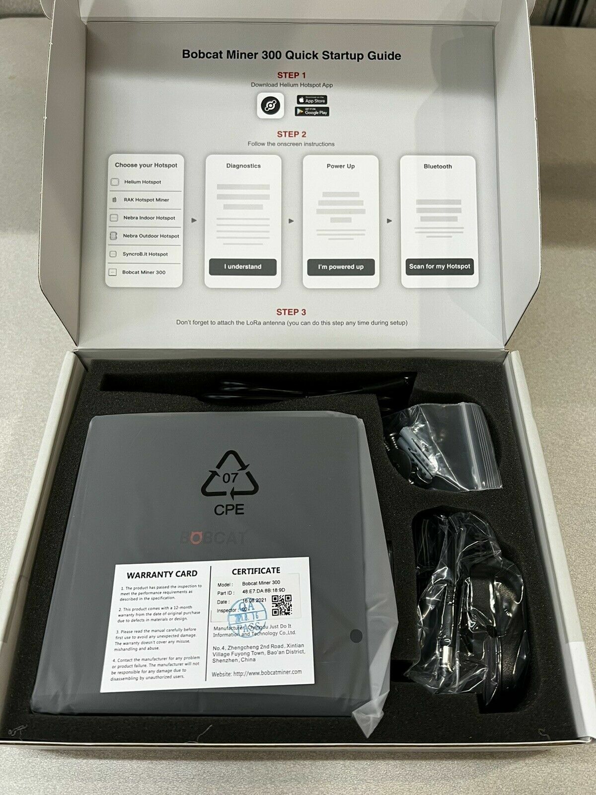 Bobcat Miner 300 Helium Hotspot (US915) Brand New In Hand - Expedite Shipping -