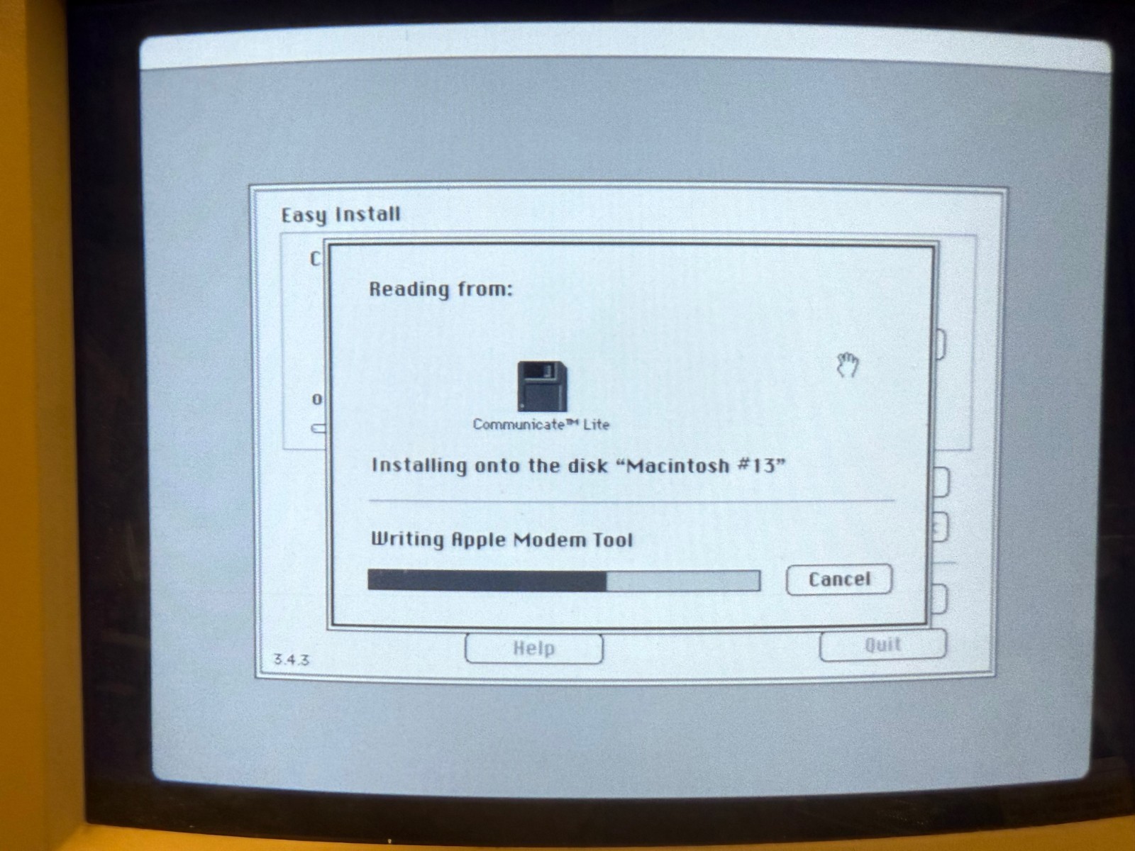 Vintage Macintosh software : QUICK LINK II / COMMUNICATE LITE 3-1/2 disks