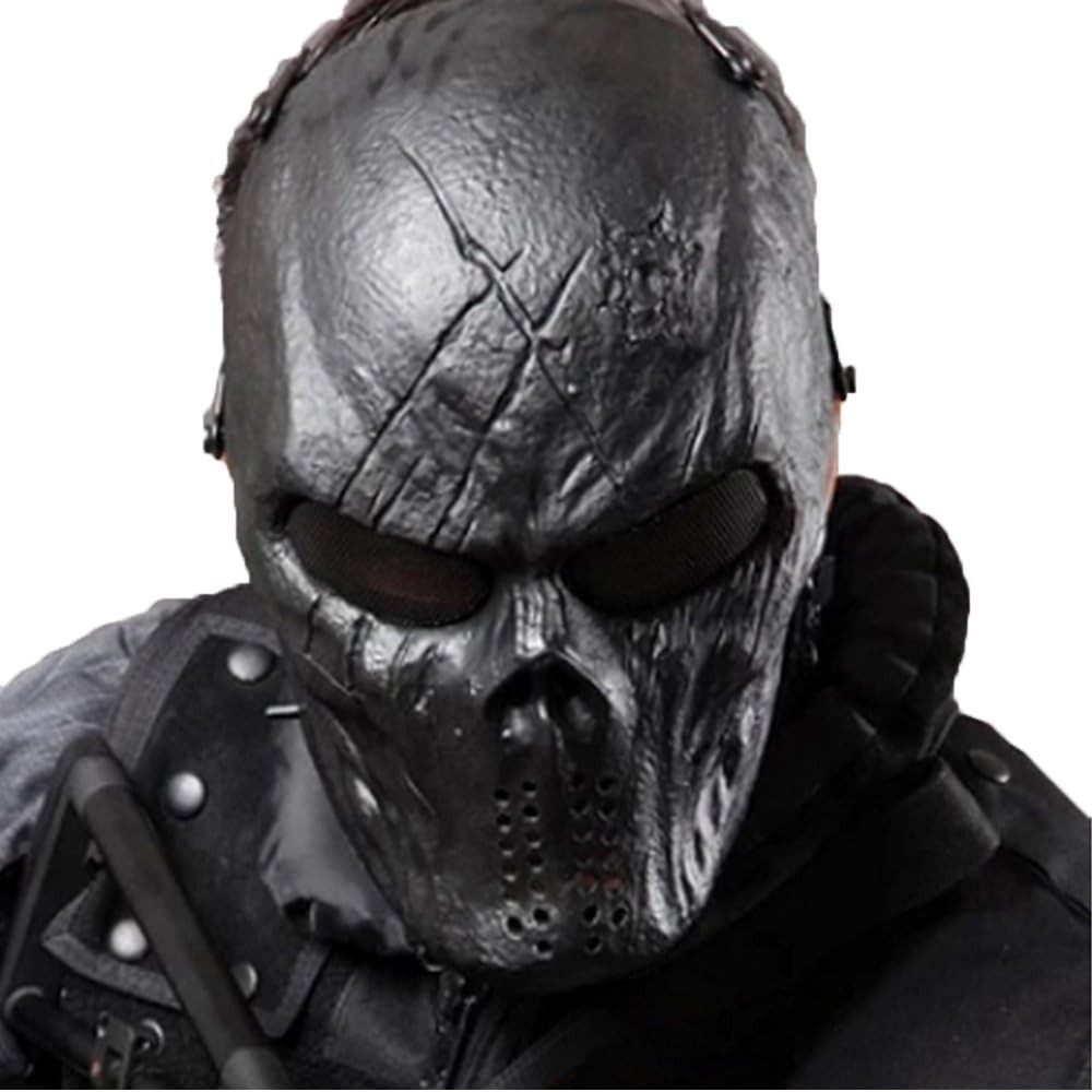 Mask Full Face - Scary Skull Halloween Ghost Mask - Tactical Mask