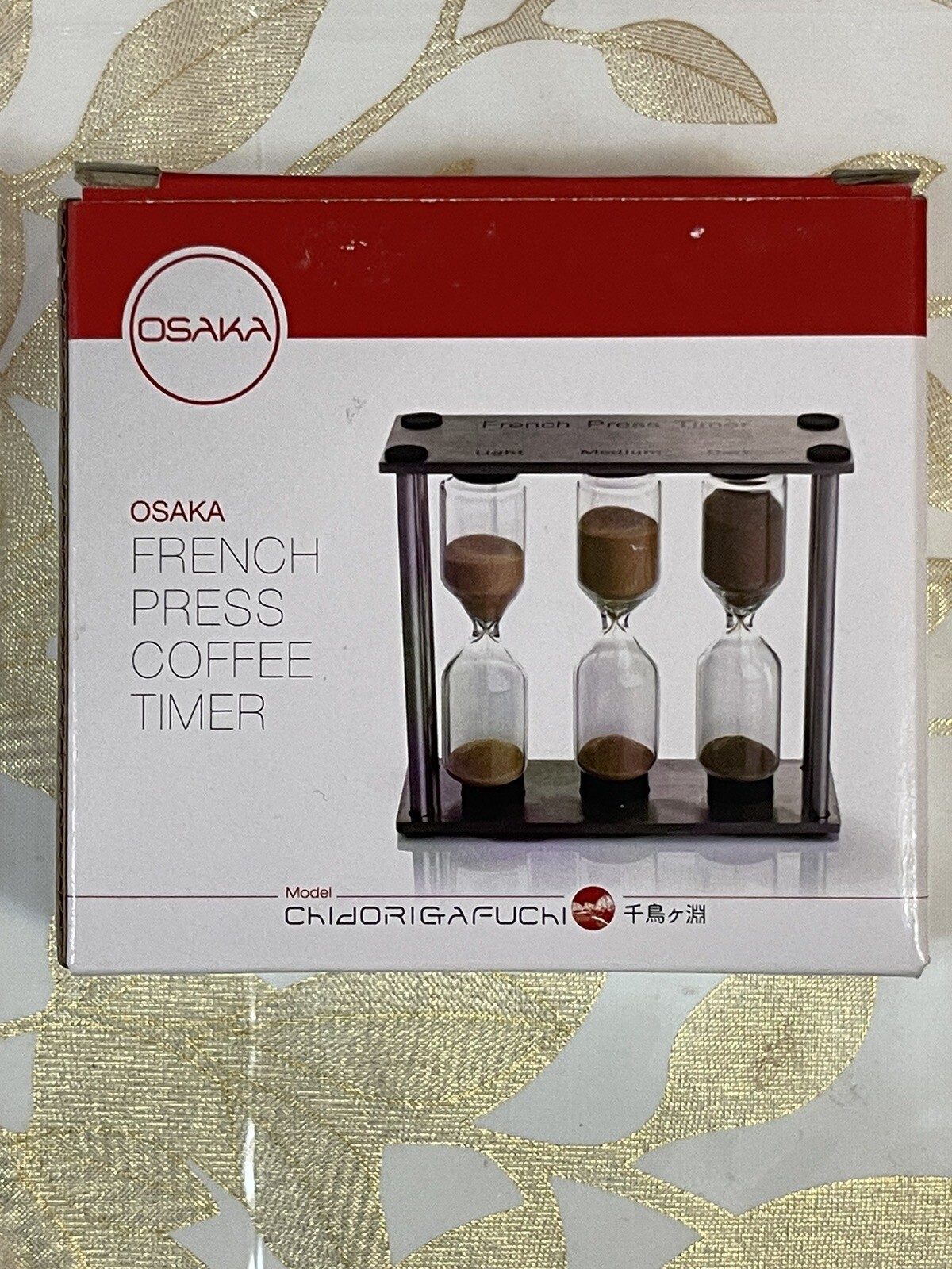 OSAKA Tea Timer 3 Sand Hourglass Timers Light Medium Strong Modernist JAPAN