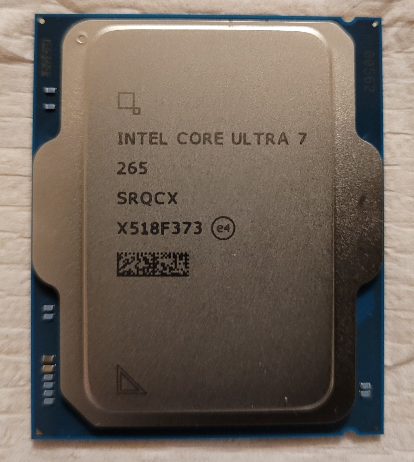 Intel Core Ultra 7 265 CPU Processor LGA1851 SRQCX