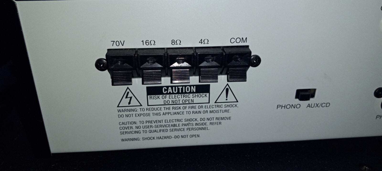 RadioShack MPA-40 20 Watt PA System Amplifier Power Amp - Aux/CD & Phono vg