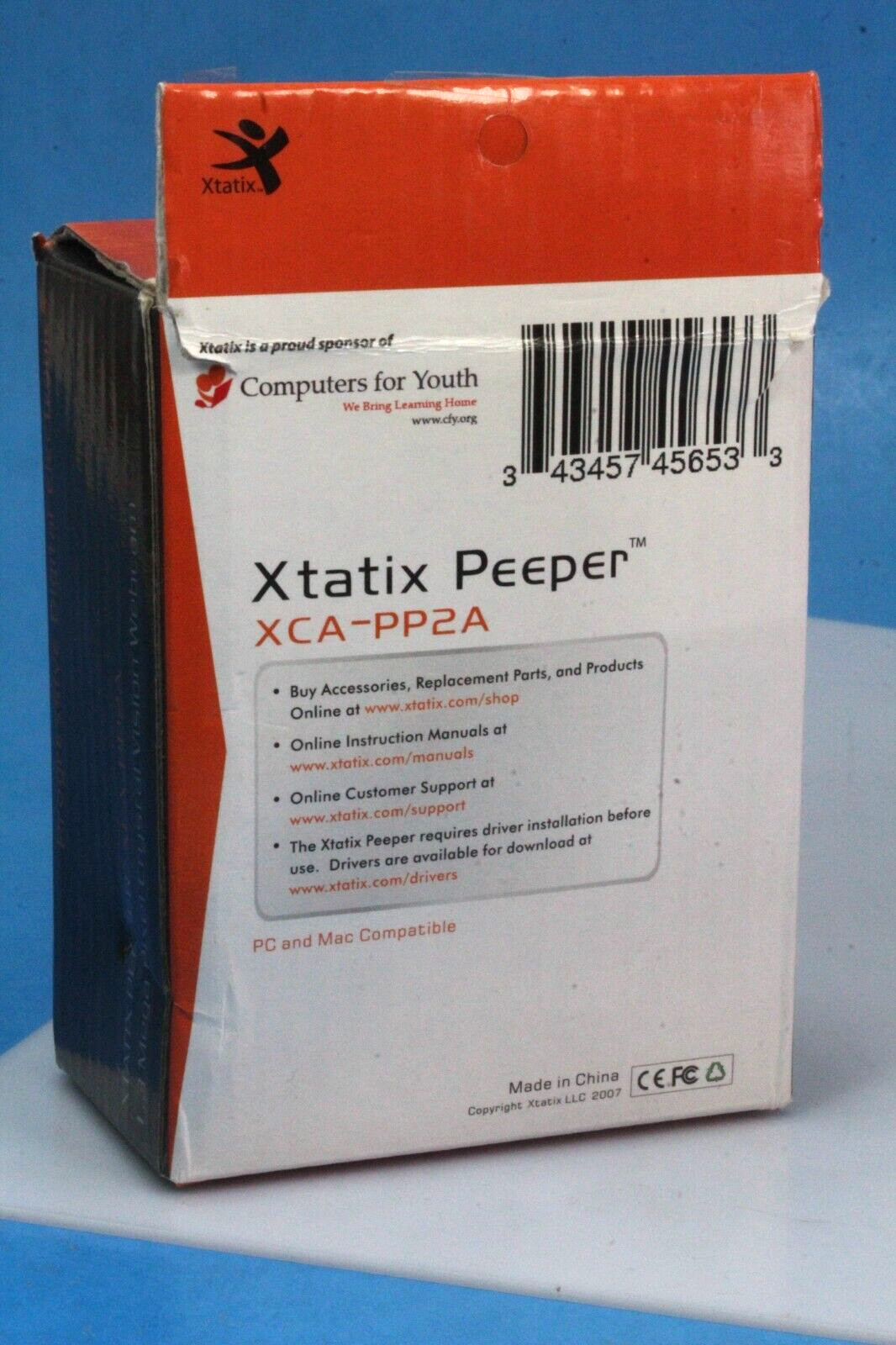 Xtatix XCA-PP2 1.3 MP Effective Pixels USB 2.0 Peeper Webcam.