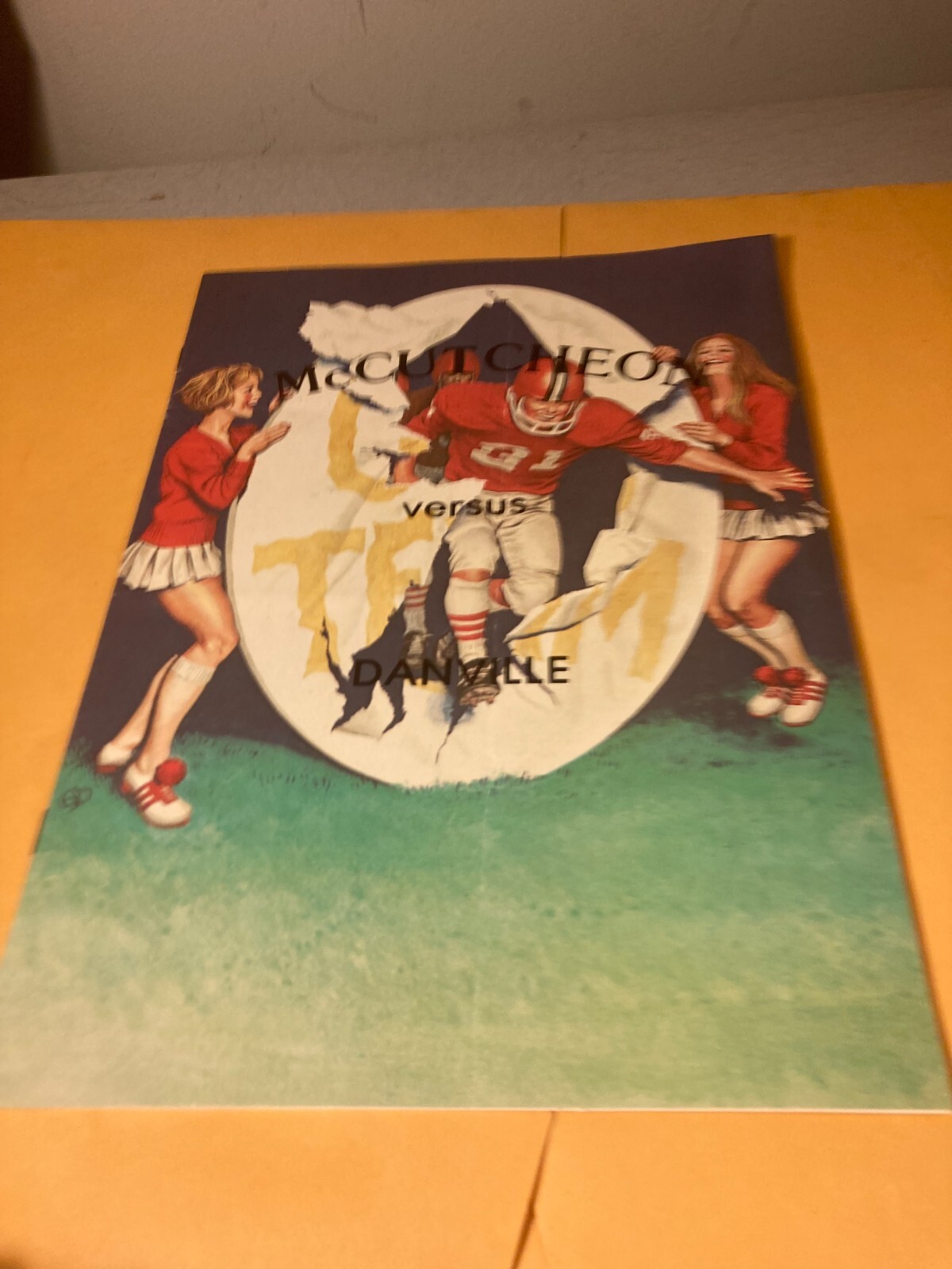 1979 Mc Cutcheon High School Football vs Danville Indiana Program