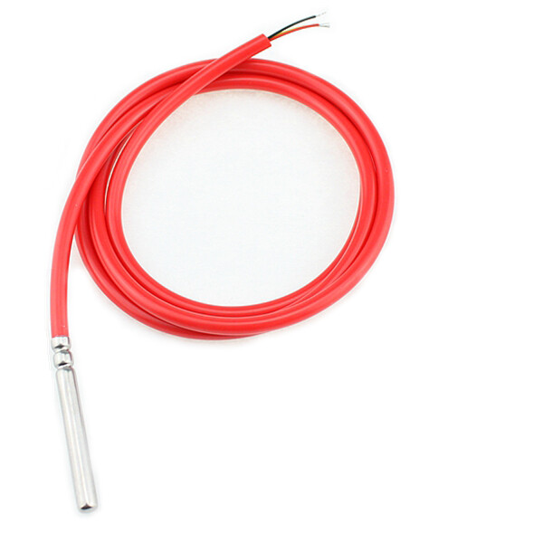 DS18B20 Waterproof Digital Probe Temperature Sensor Silicone Cable Thermometer