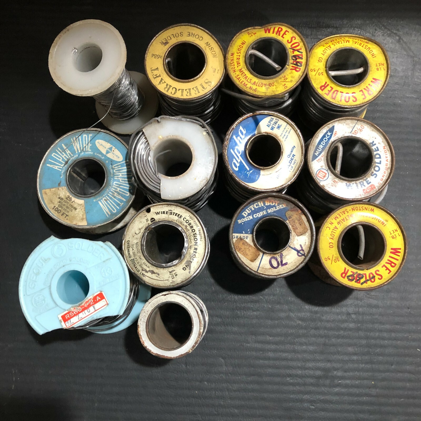 ( LOT OF 13) VARIETY OF HUGE SOLDER, FREE SHIPPING