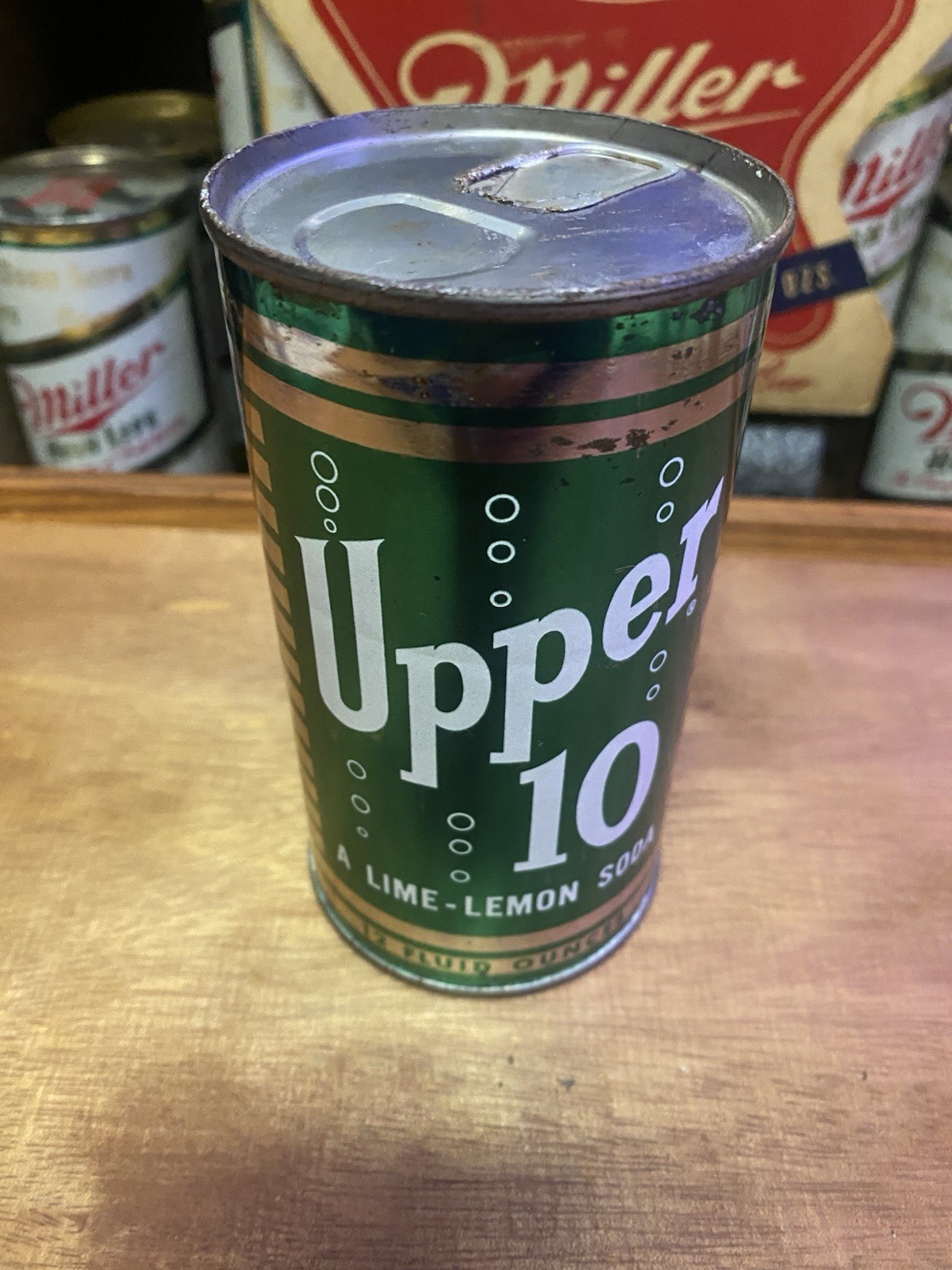 Upper 10 Soda Can Juice Top Old Vintage Royal Crown Cola