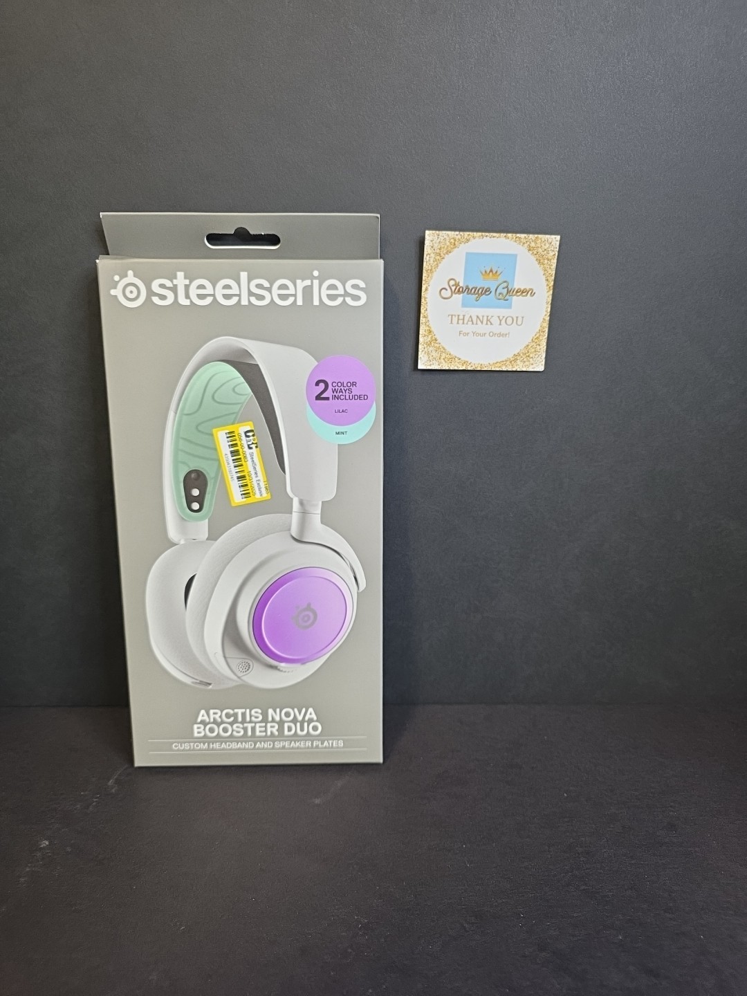 SteelSeries Exclusive Arctis Nova Booster Duo - Lilac/ Mint Colors, NEW