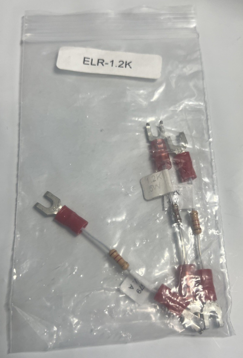 NOTIFIER FIRELITE FCI GAMEWELL SILENTKNIGHT 1.2 K END OF LINE RESISTOR BAG OF 3