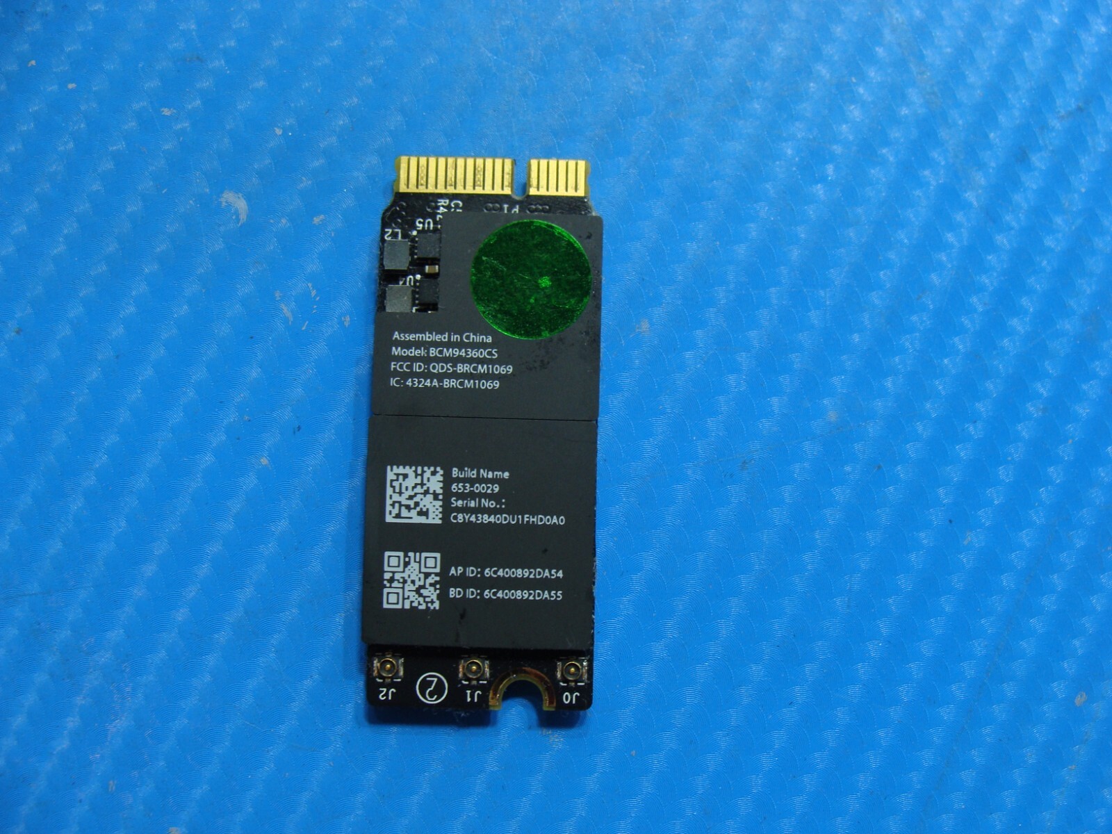 MacBook Pro A1502 13" 2014 MGX72LL/A MGX82LL/A Airport Bluetooth Card 661-8143