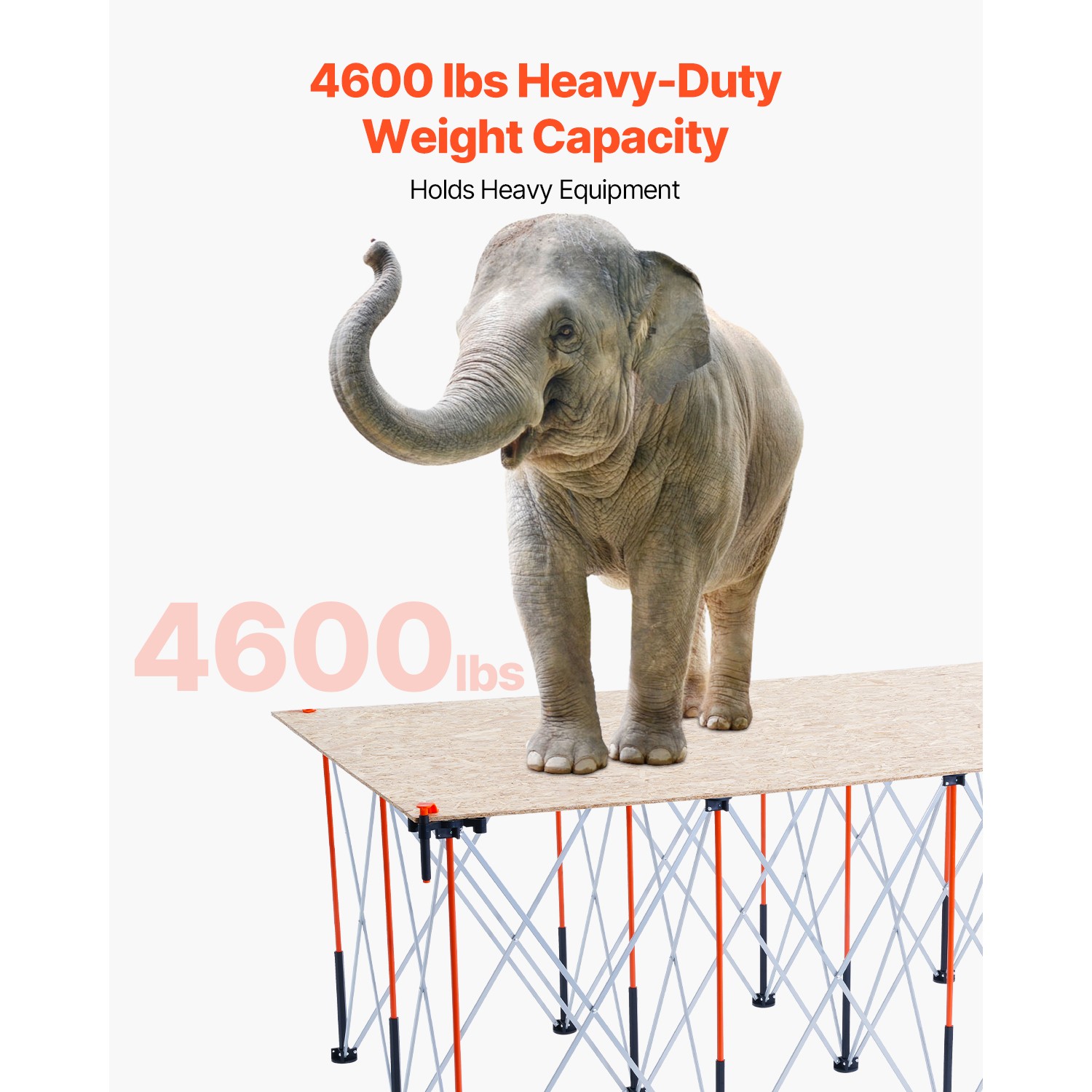 Uimoso Compact Foldable Workstand 8.02 x 4.12ft, 6000lbs Load Capacity