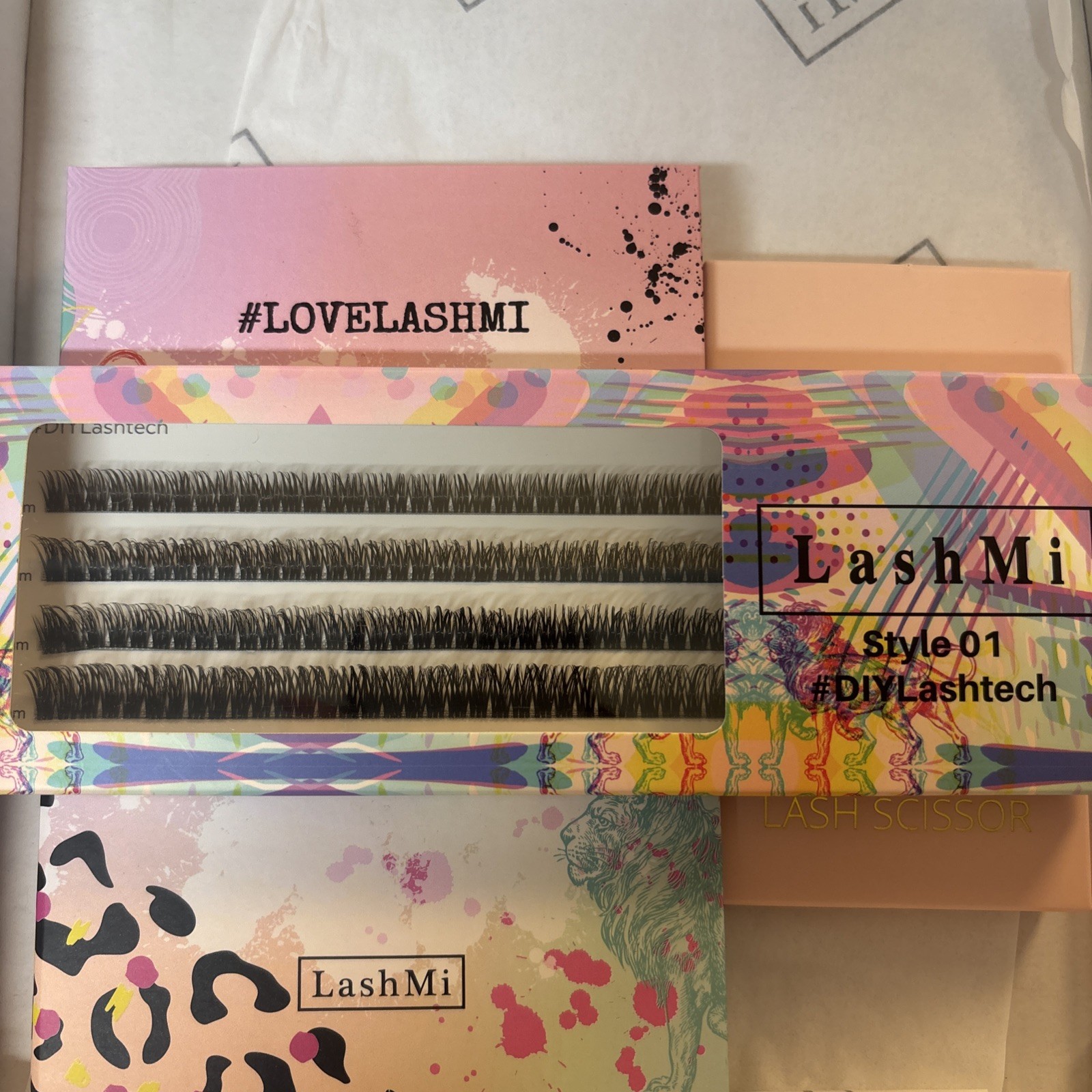 LashMi Eyelash Extension Kit Individual Lashes Starter Professional