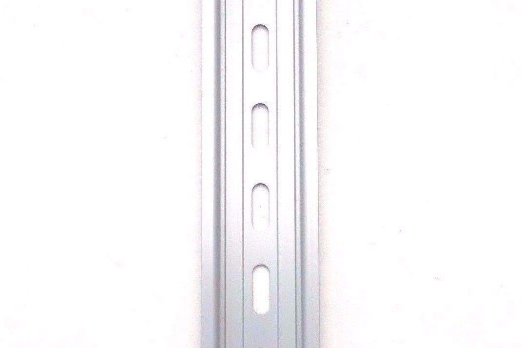 20 PCS 3 Inch DIN Rail Slotted Aluminum RoHS 35mm Wide 7.5mm High Bracket