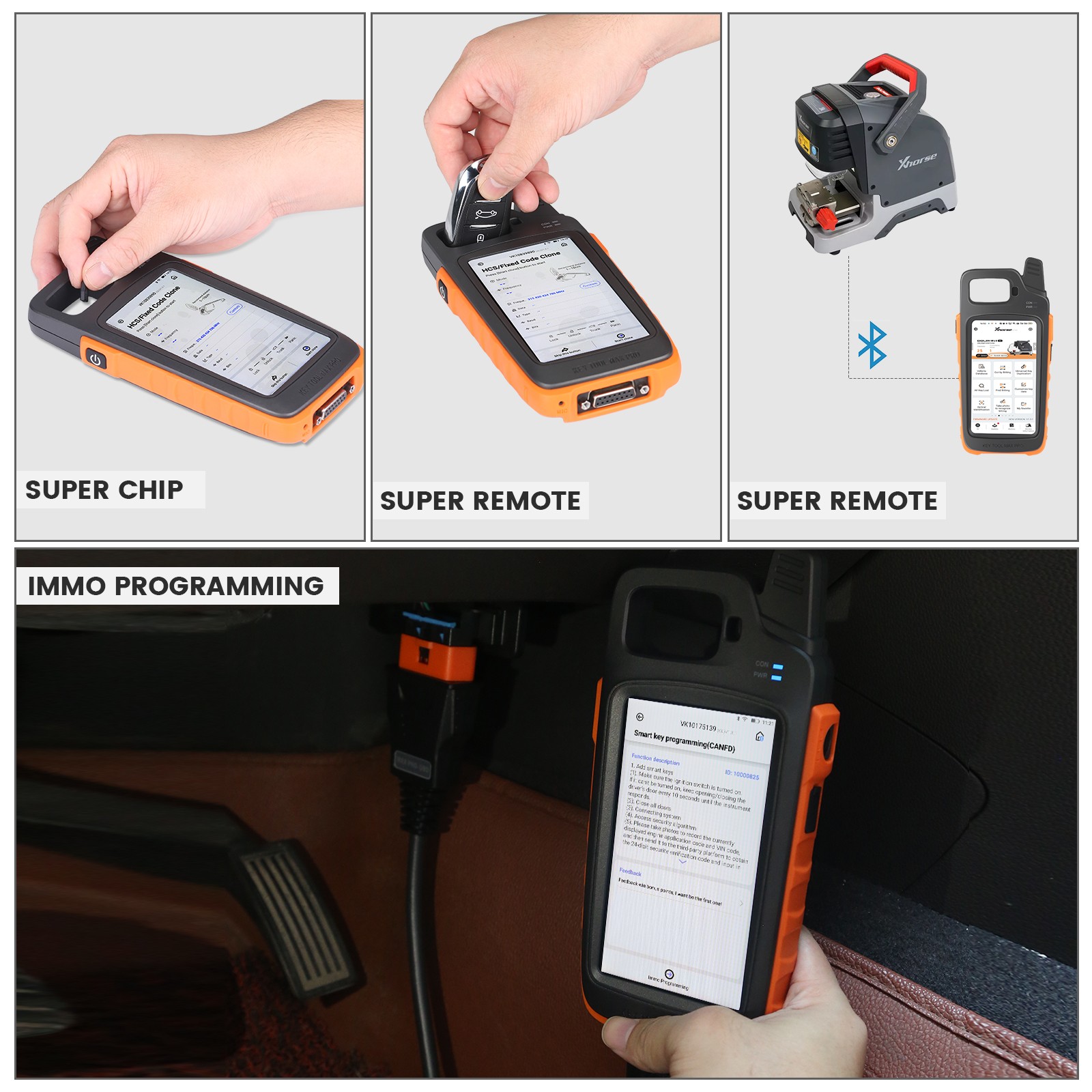 Xhorse VVDI Key Tool Max PRO +Mini OBD Tool Function+10Pcs VVDI Super Chip XT27A