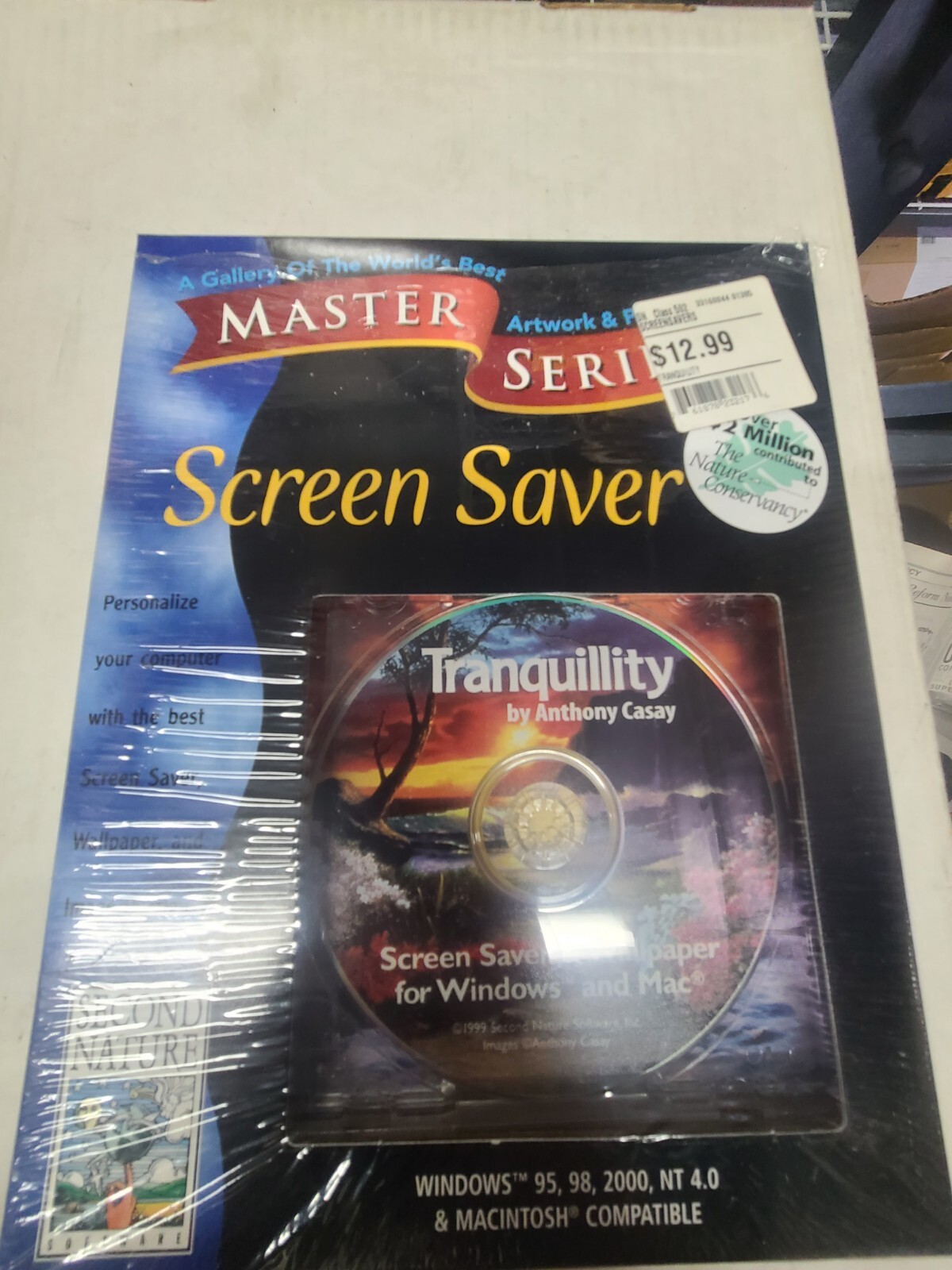 Master Series Screen Saver & Wallpaper Tranquility Windows 1995 CD SEALED