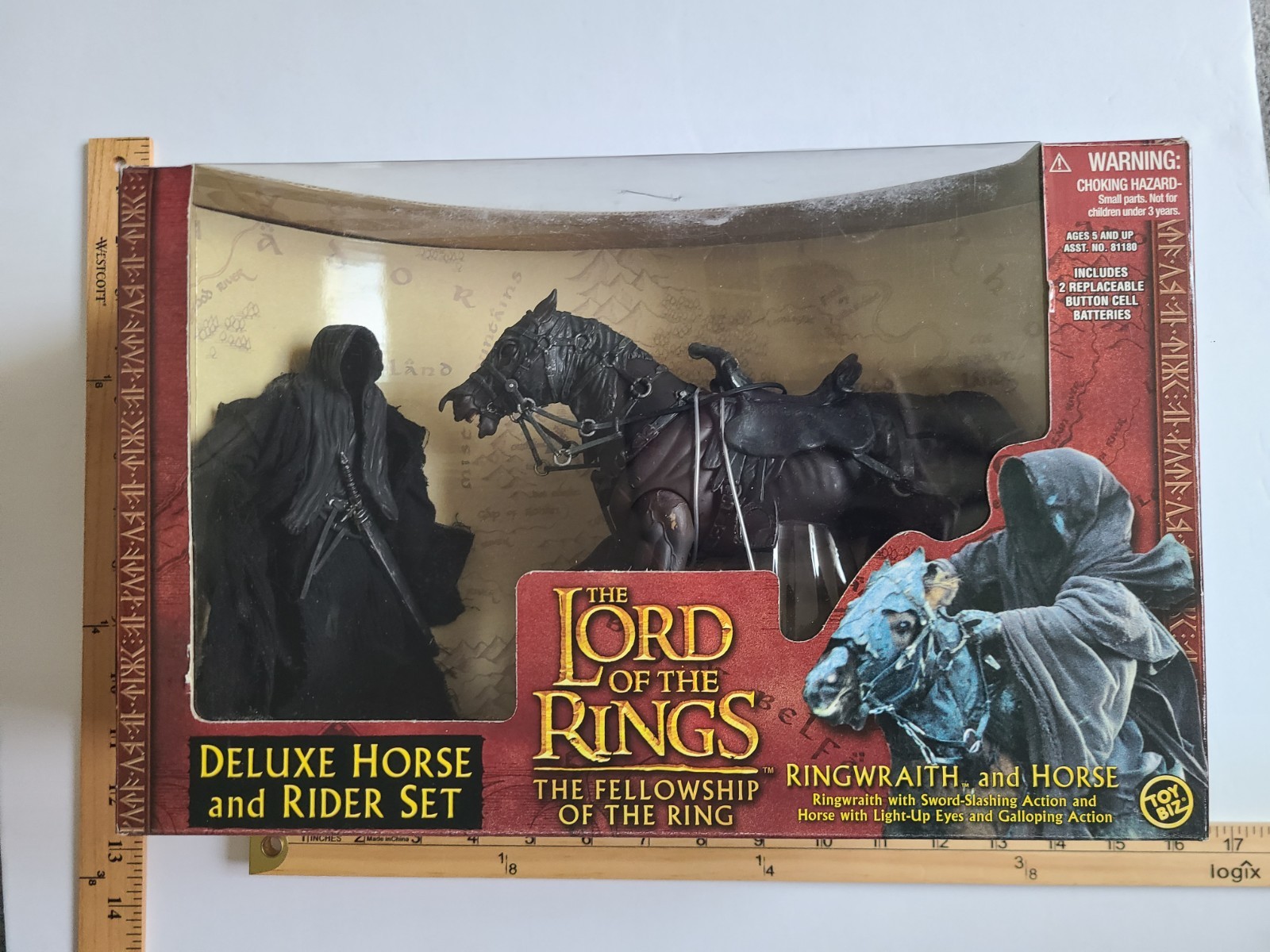 Lord of the Rings Ringwraith and Horse Deluxe Horse and Rider set