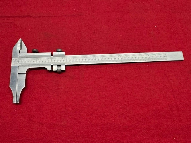 HELIOS VERNIER CALIPER 0-8"  Nib Jaws w/ Fine Adjustment IN STOCK - VINTAGE