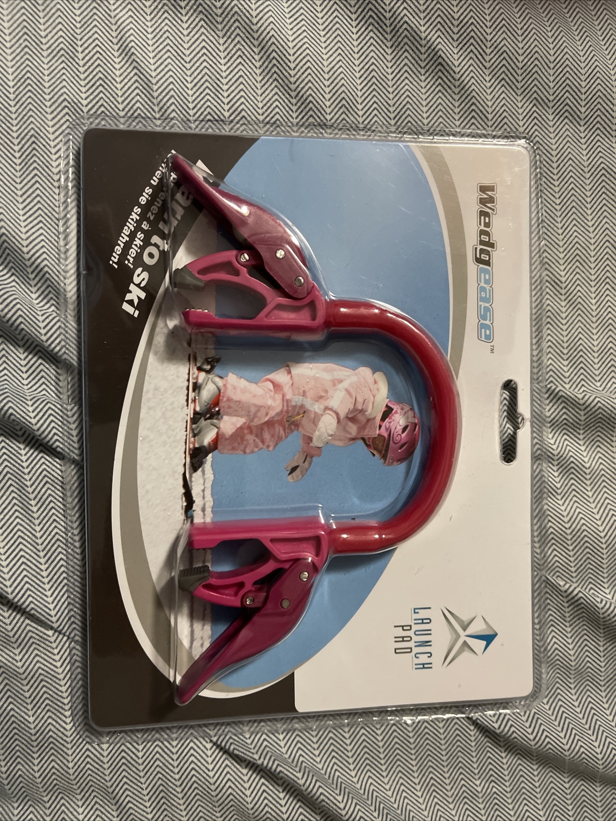 Launch Pad Wedgease Children's Ski Tip Connector -pink