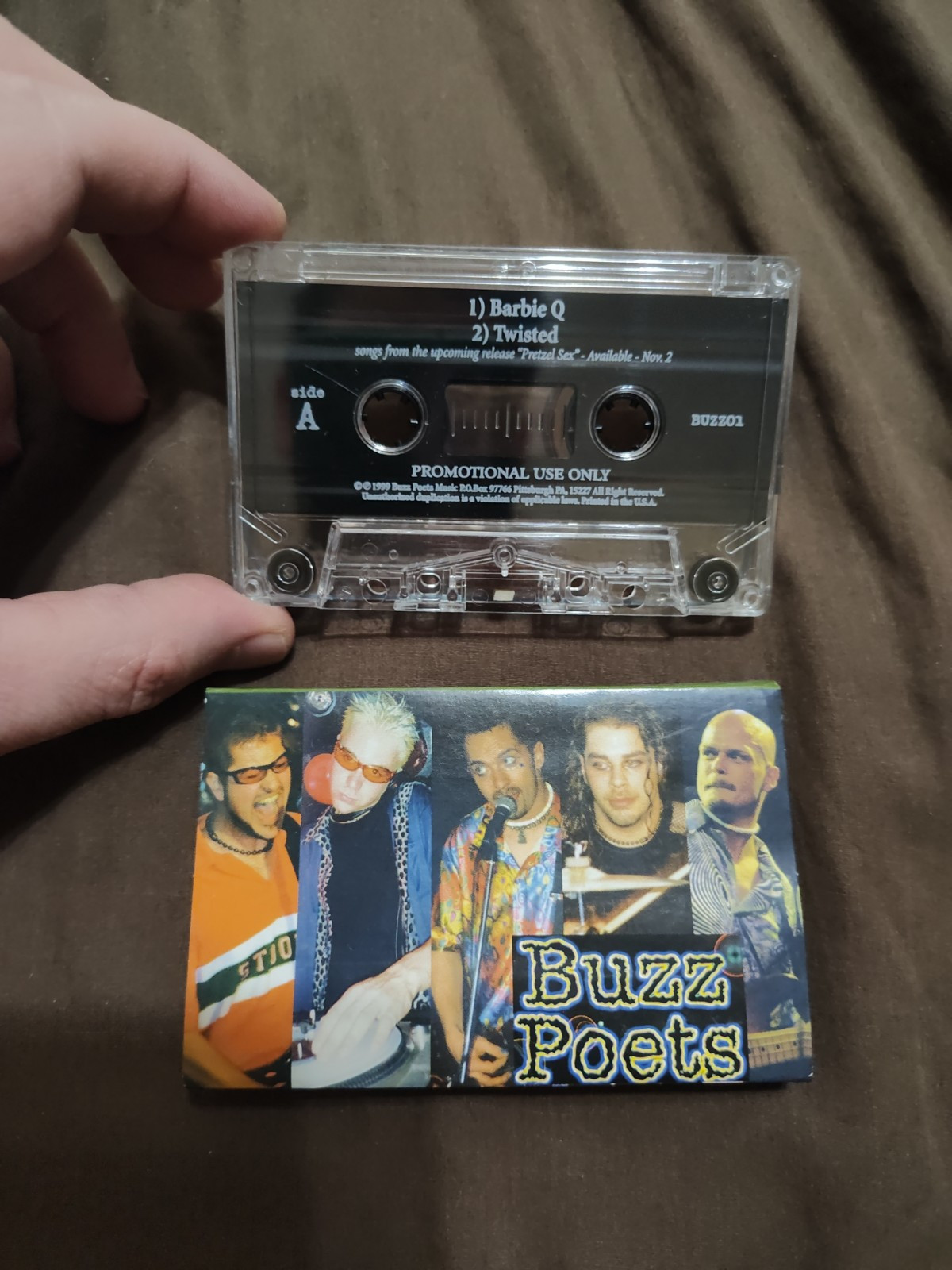 Buzz Poets - "PRETZEL SEX" - Promo Cassette TAPE - 1999 - *RARE*