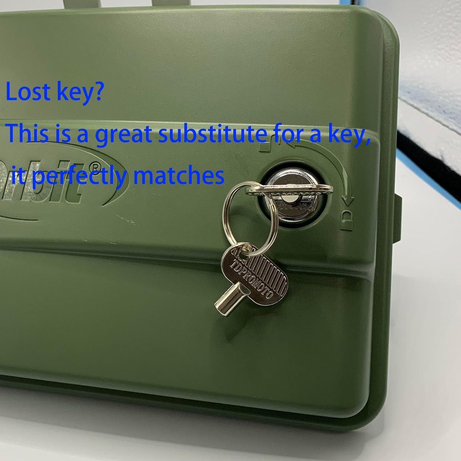 Sprinkler Controller Door Key Sprinkler Timer Lock Key for Orbit and Hydro-Rain,