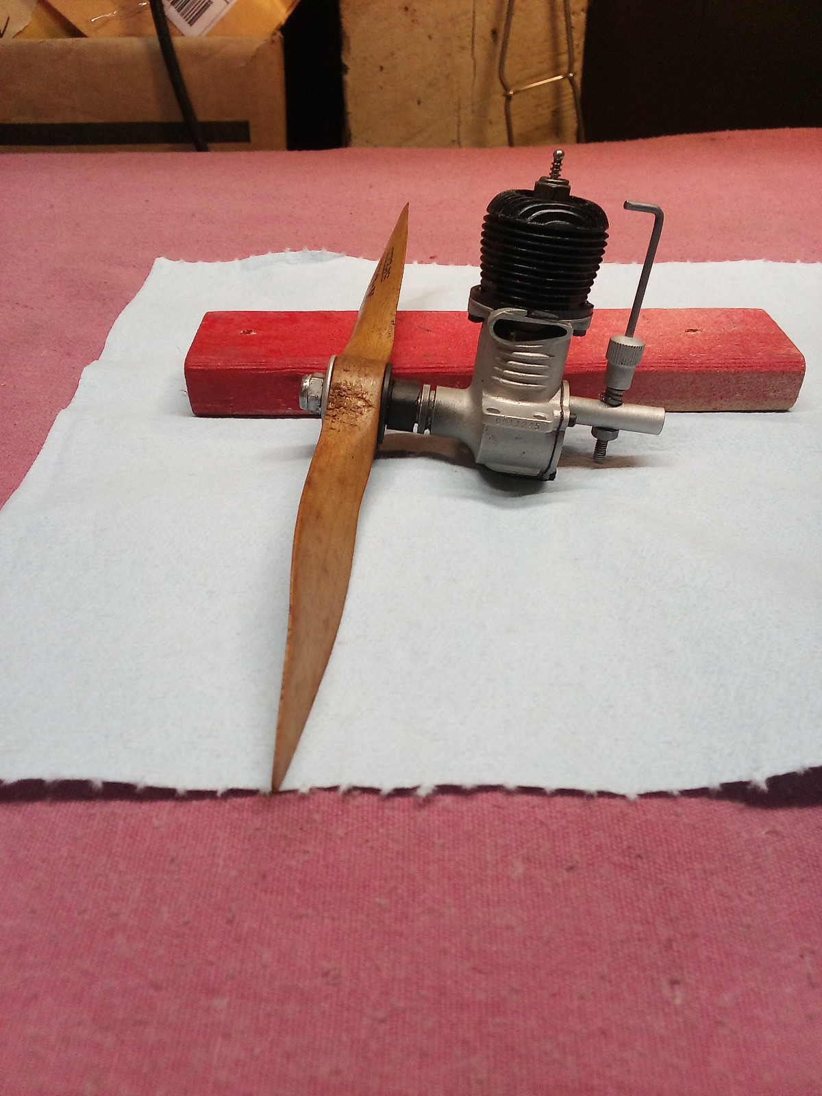 Vintage Bantam Model Airplane Engine From The 40's