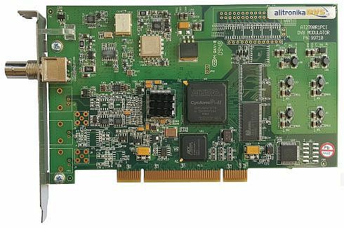Alitronika AT278PCI DVB-T, DVB-H, DVB-C (QAM-A/B/C) ATSC 8VSB & ISDB-T Modulator