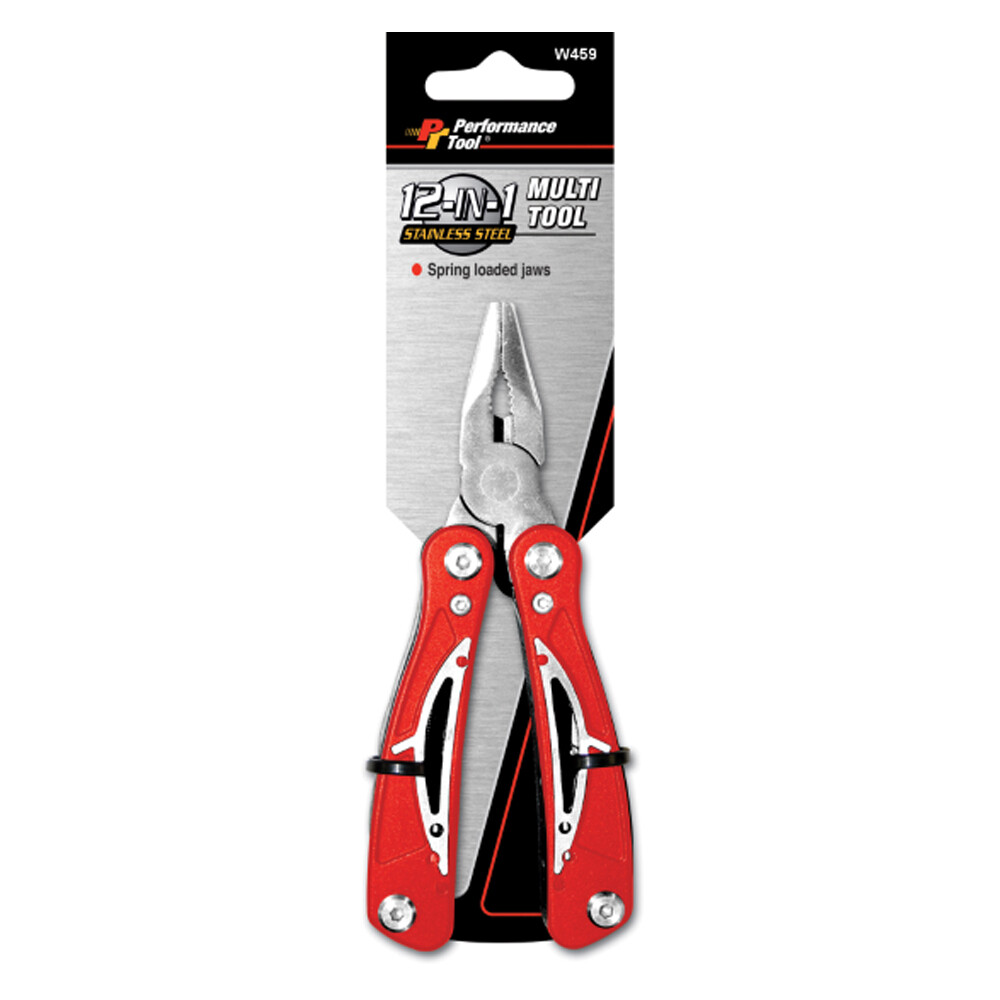 PERFORMANCE TOOL 12-IN-1 MULTI TOOL (W1976)