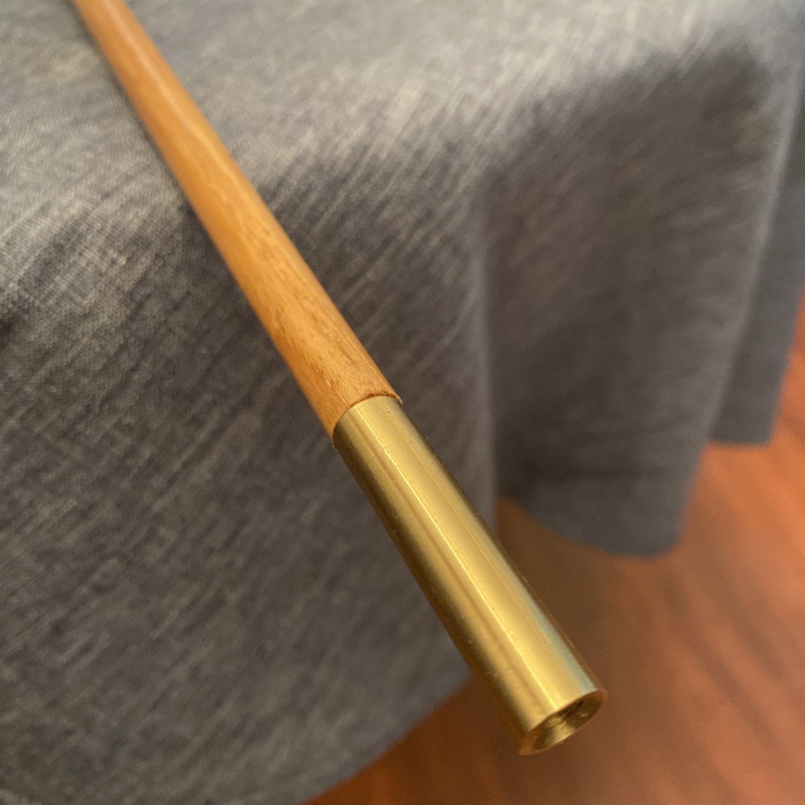 Hickory Ramrod 36 3/4" (L) X 3/8” (D). For Dixie: Kentuckian Muzzleloader.