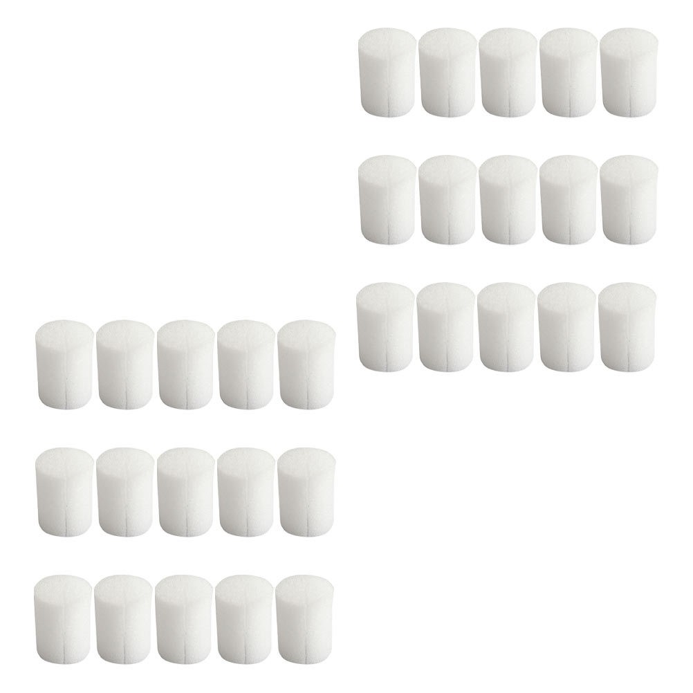 120 Pcs White Soilless Hydroponic Sponge Blocks for Vegetable Growing