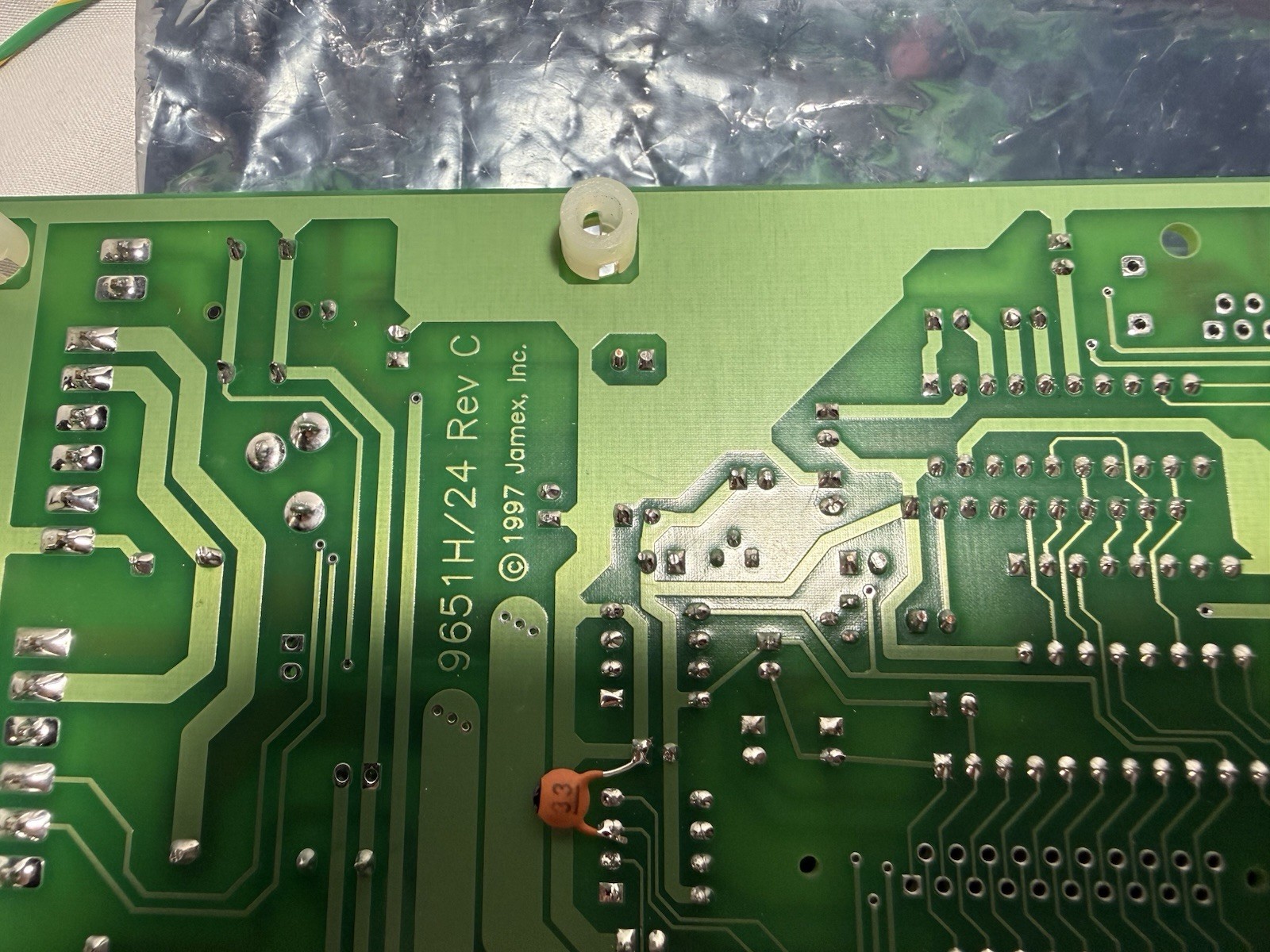 Jamex 9651H/24 Rev C Control Board PCB w/ Keltron DB Connector