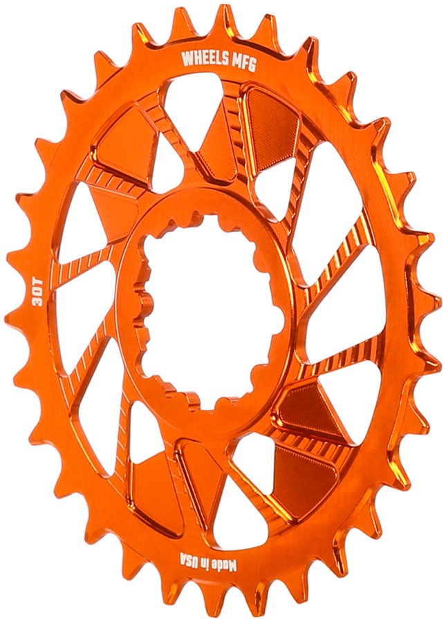 30t Aluminum Direct Mount Chainring for 3-Bolt Hyperglide+ Drivetrains
