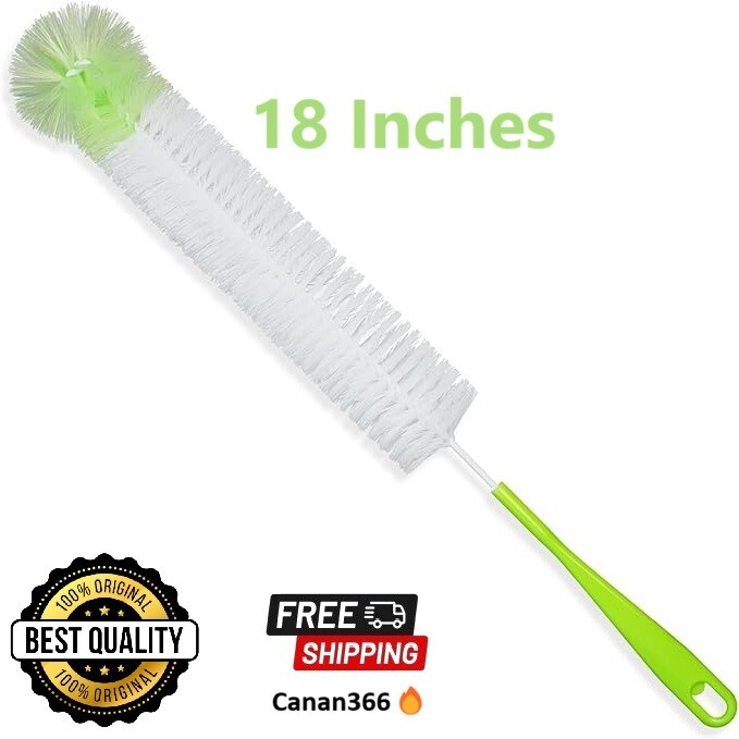 Likee Super-Long 18" Bottle Cleaning Brush, Extra-Large 2.5” Wide Cleaner, Flexi